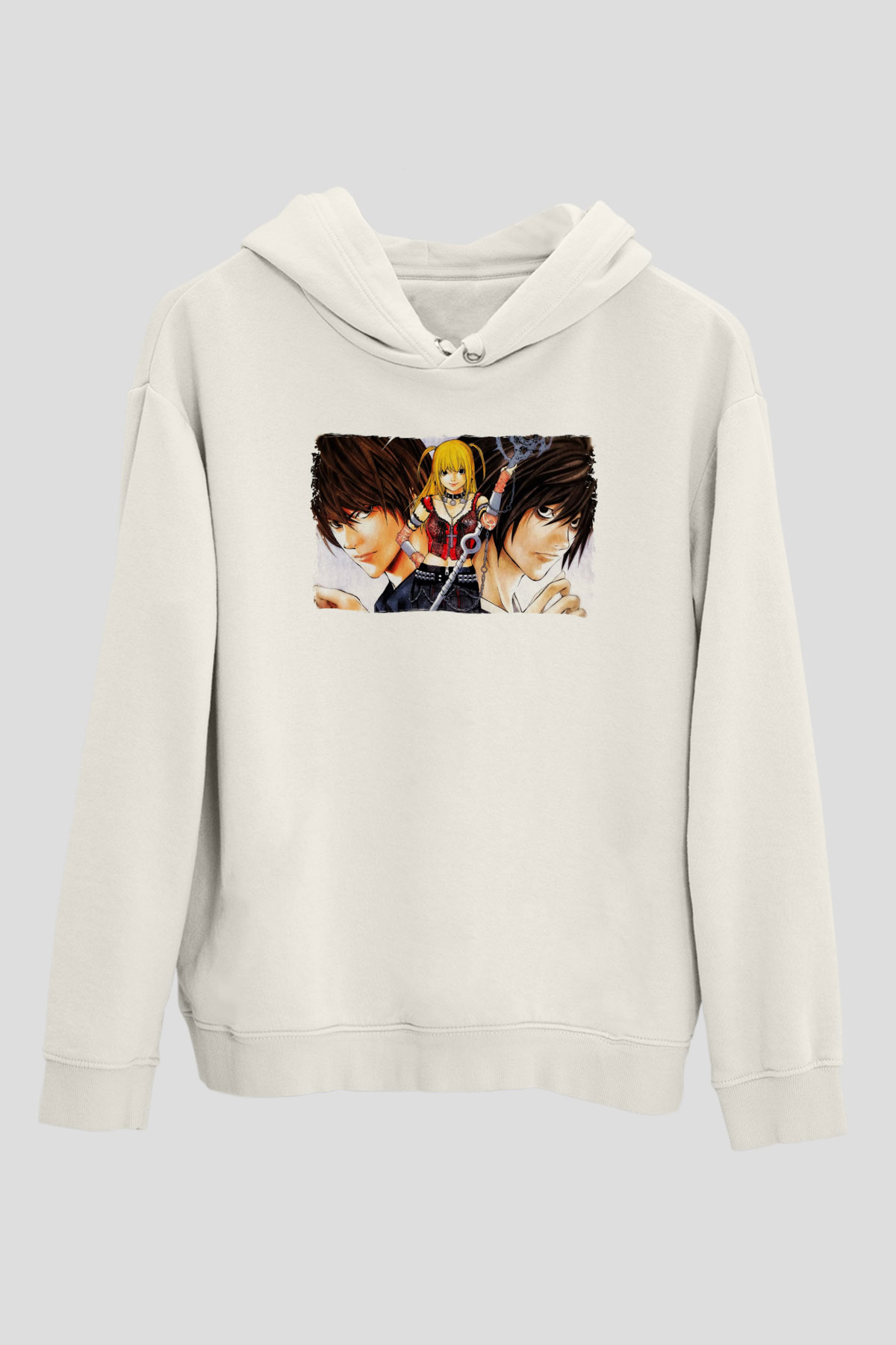 Death Note Beyaz Unisex Hoodie