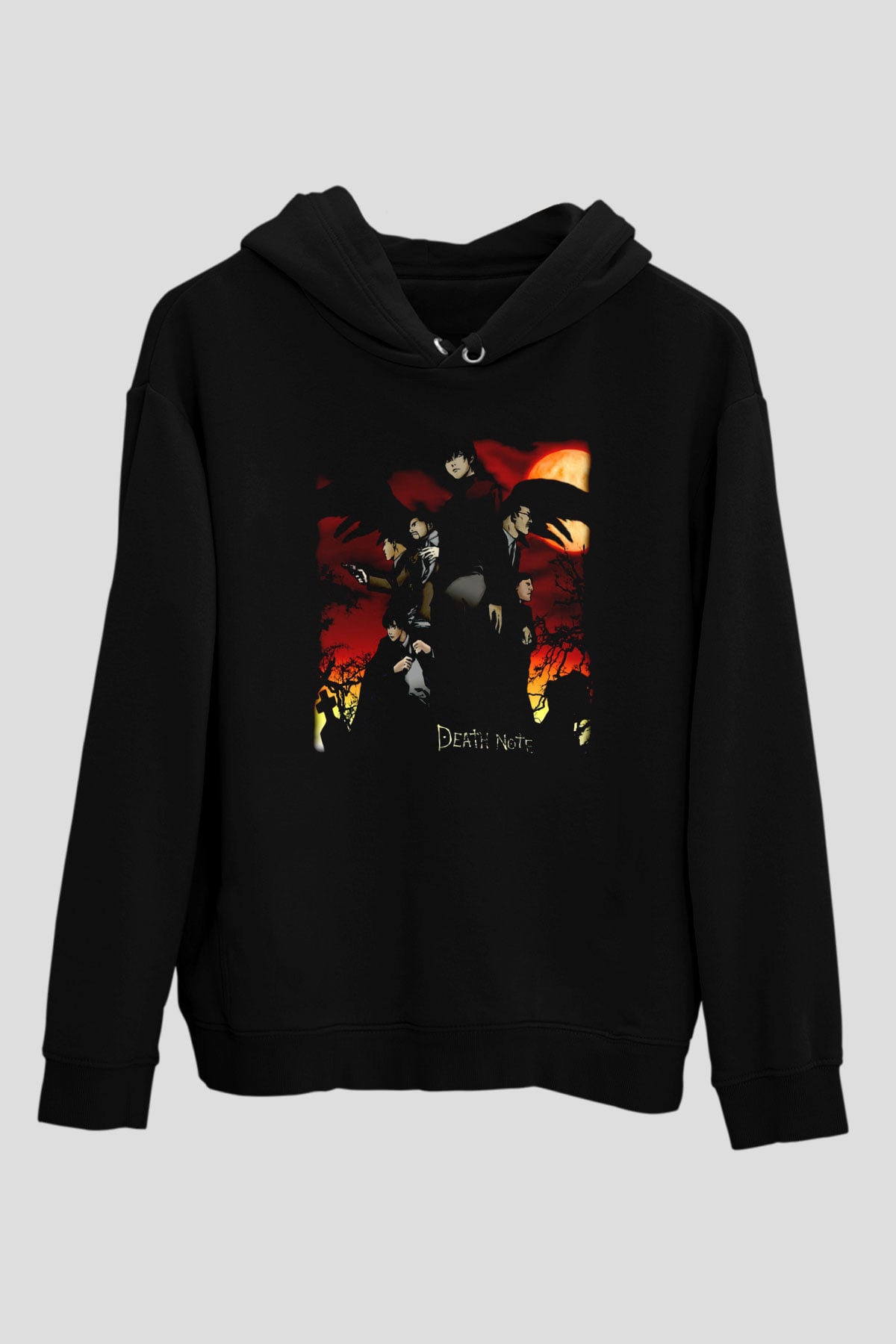 Death Note Siyah Unisex Hoodie