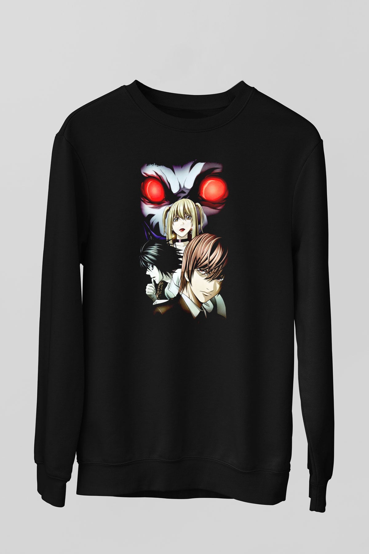 Death Note Siyah Unisex Sweatshirt