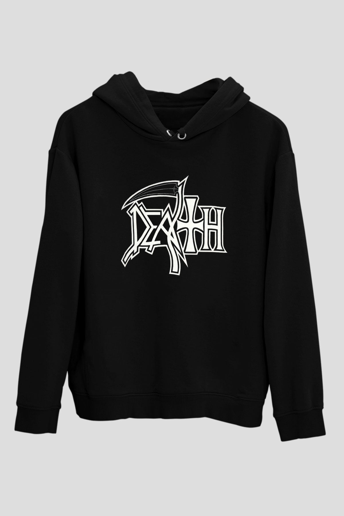 Death Siyah Unisex Hoodie