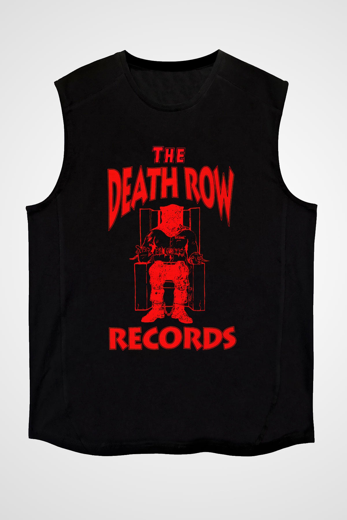 Deathrow Siyah Unisex Kolsuz Tişört