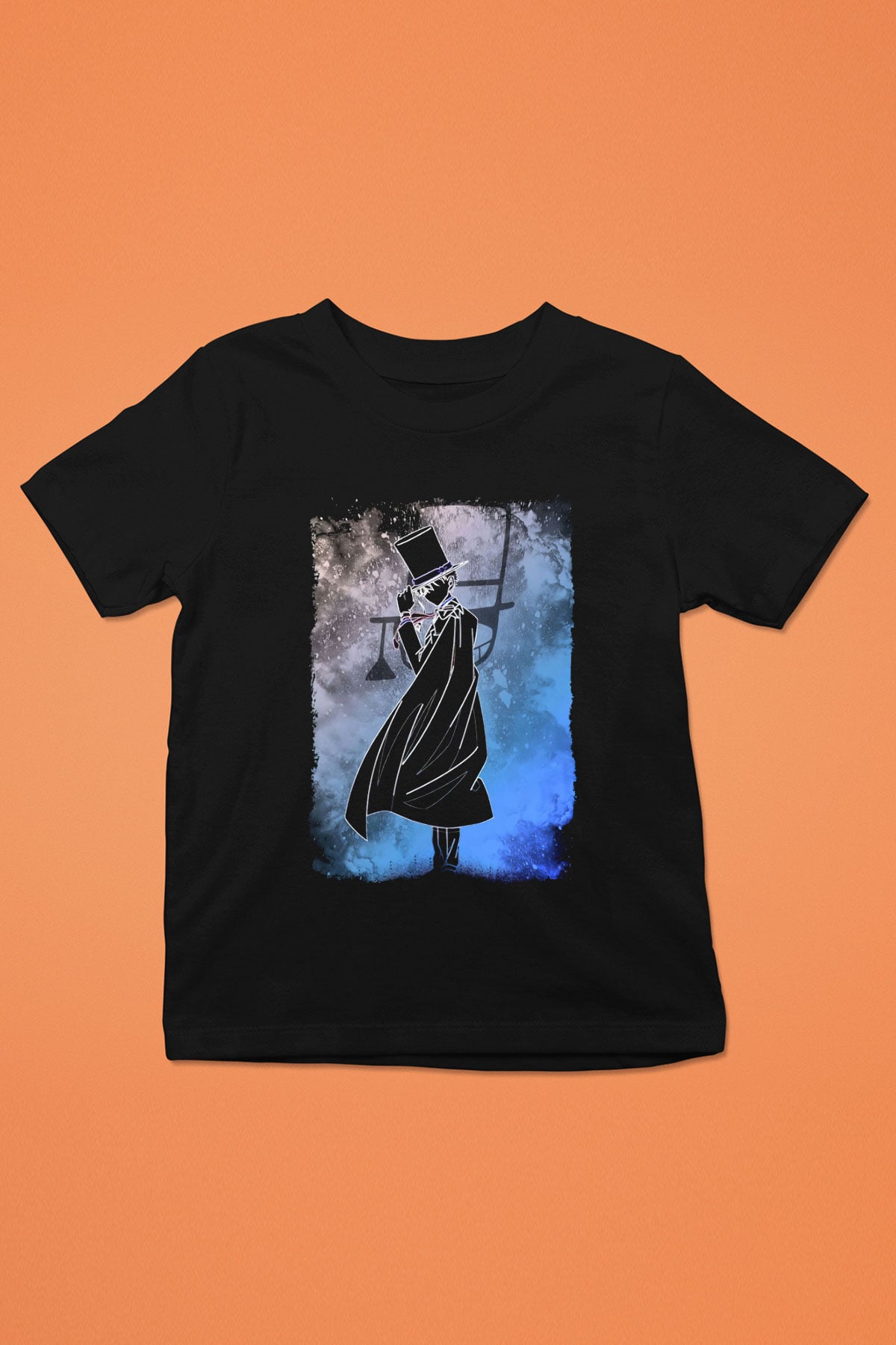Dedektif Siyah Unisex Çocuk Tişört