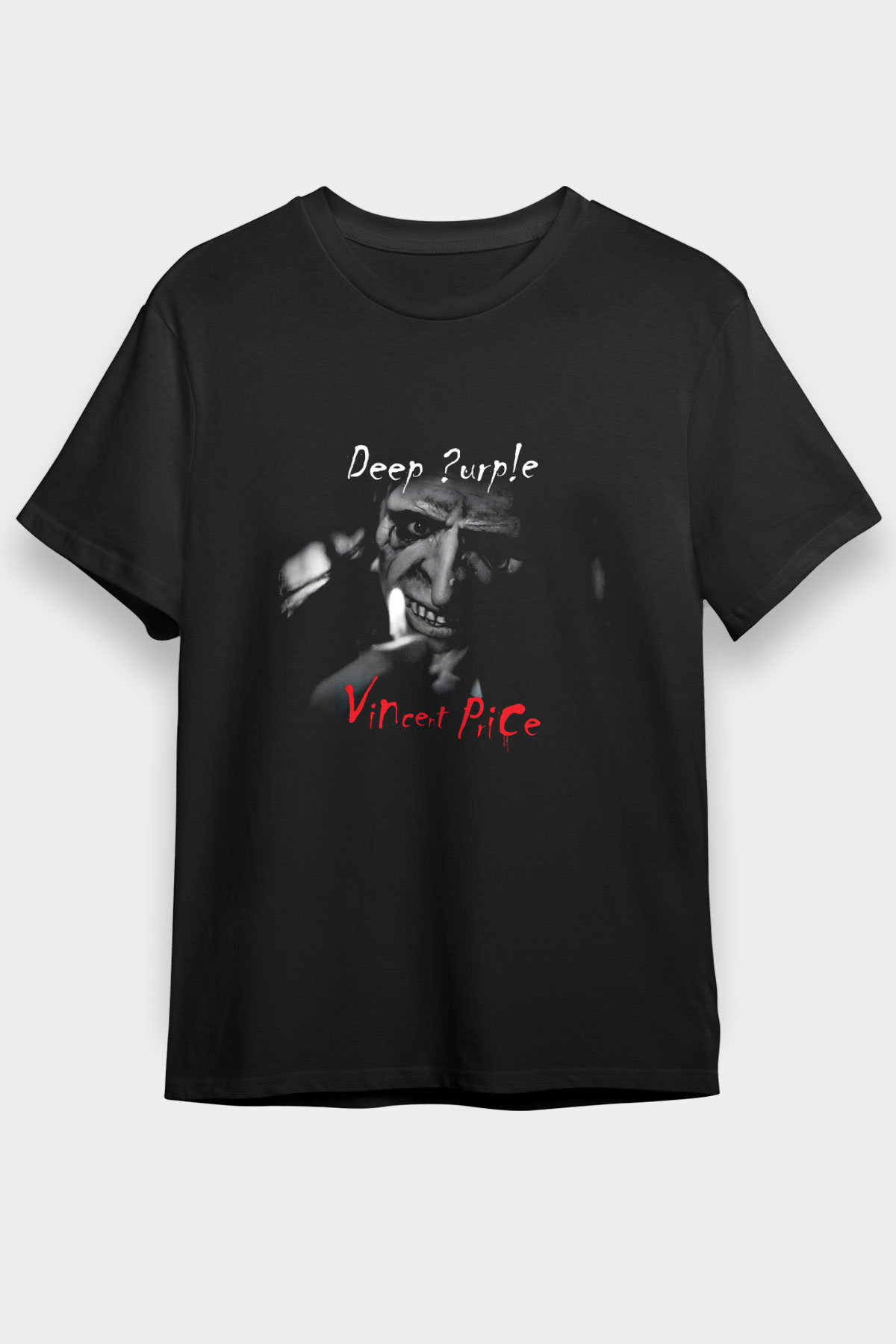 Deep Purple Baskılı Unisex Siyah Tişört