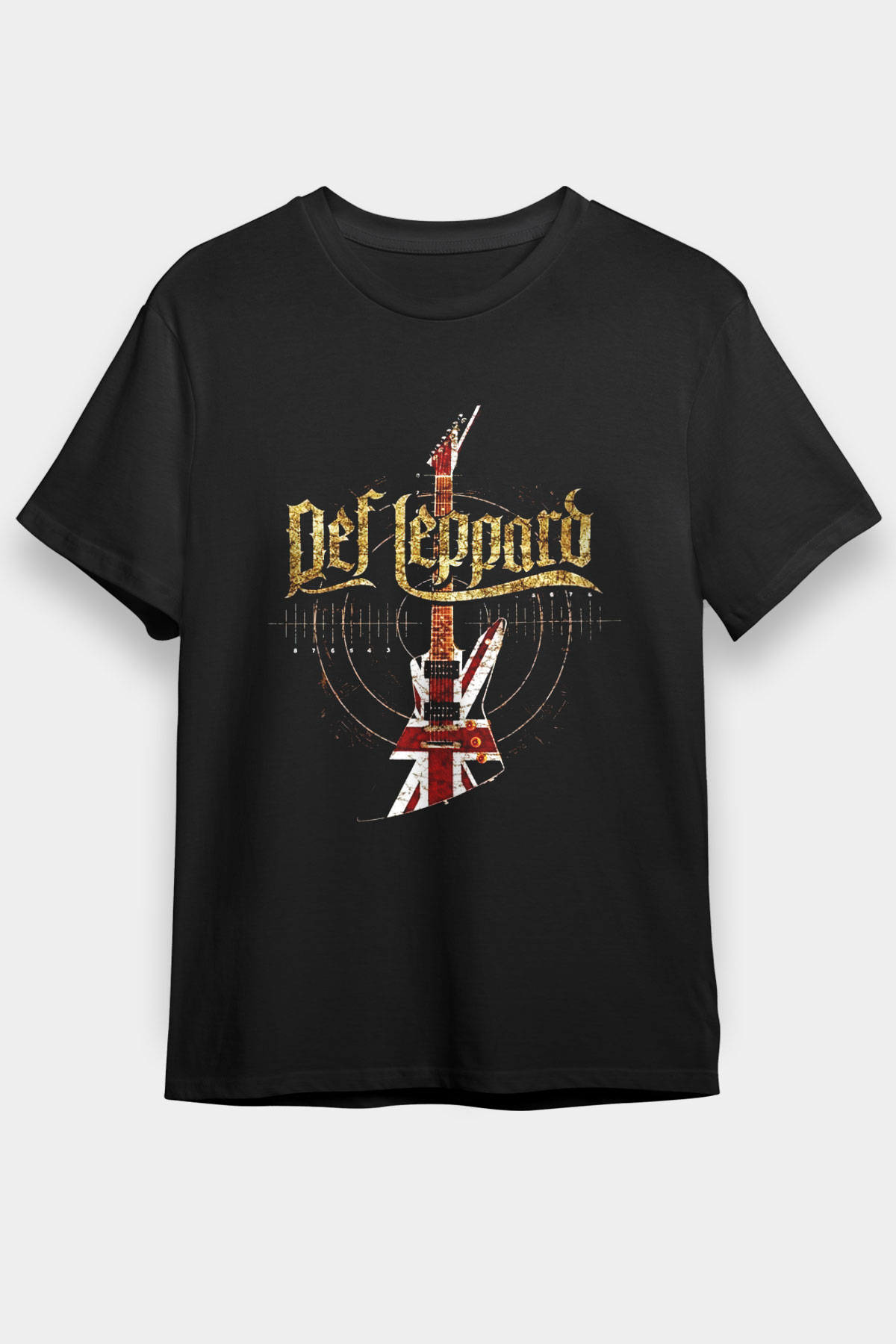 Def Leppard Siyah Unisex Tişört T-Shirt - TişörtFabrikası