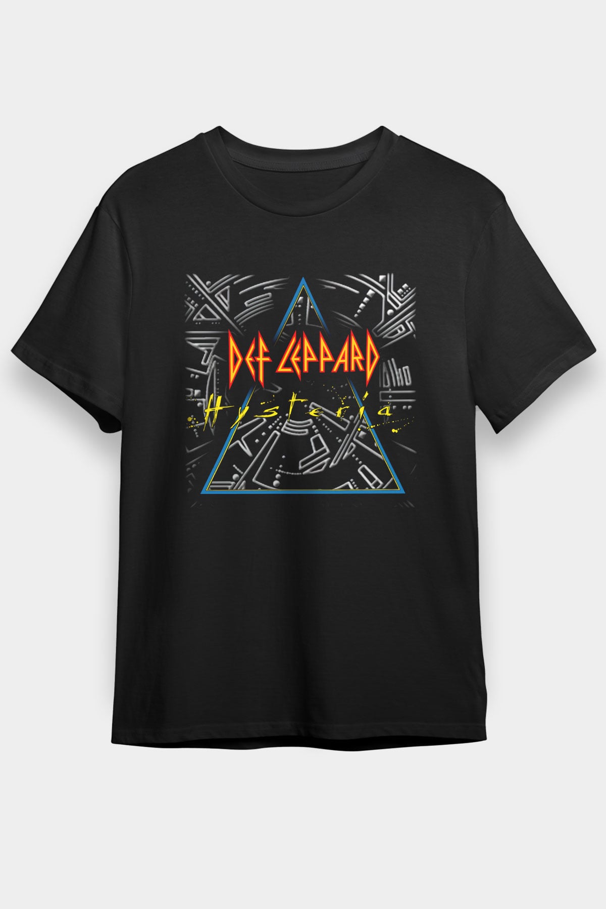 Def Leppard Siyah Unisex Tişört T-Shirt - TişörtFabrikası