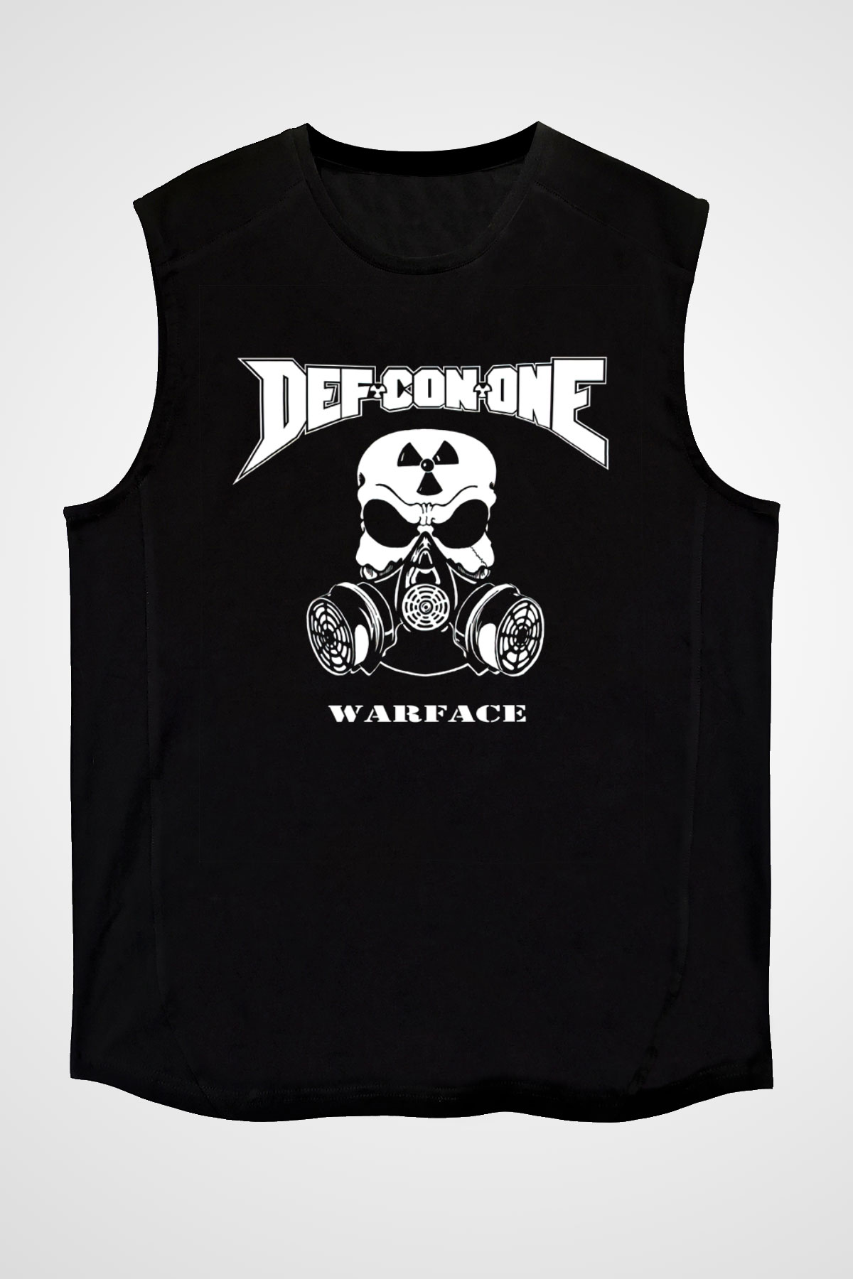 Def. Con. One Siyah Unisex Kolsuz Tişört