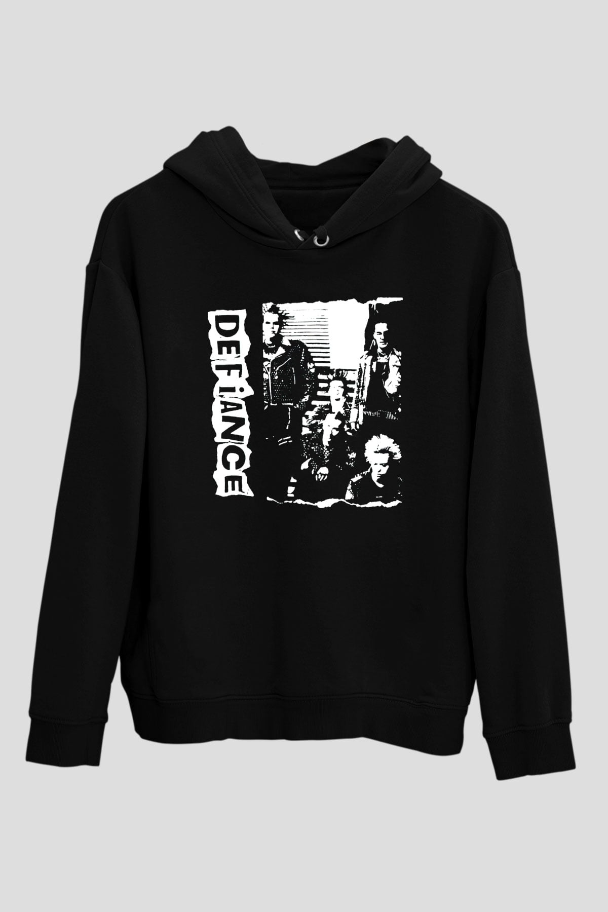 Defiance Siyah Unisex Hoodie
