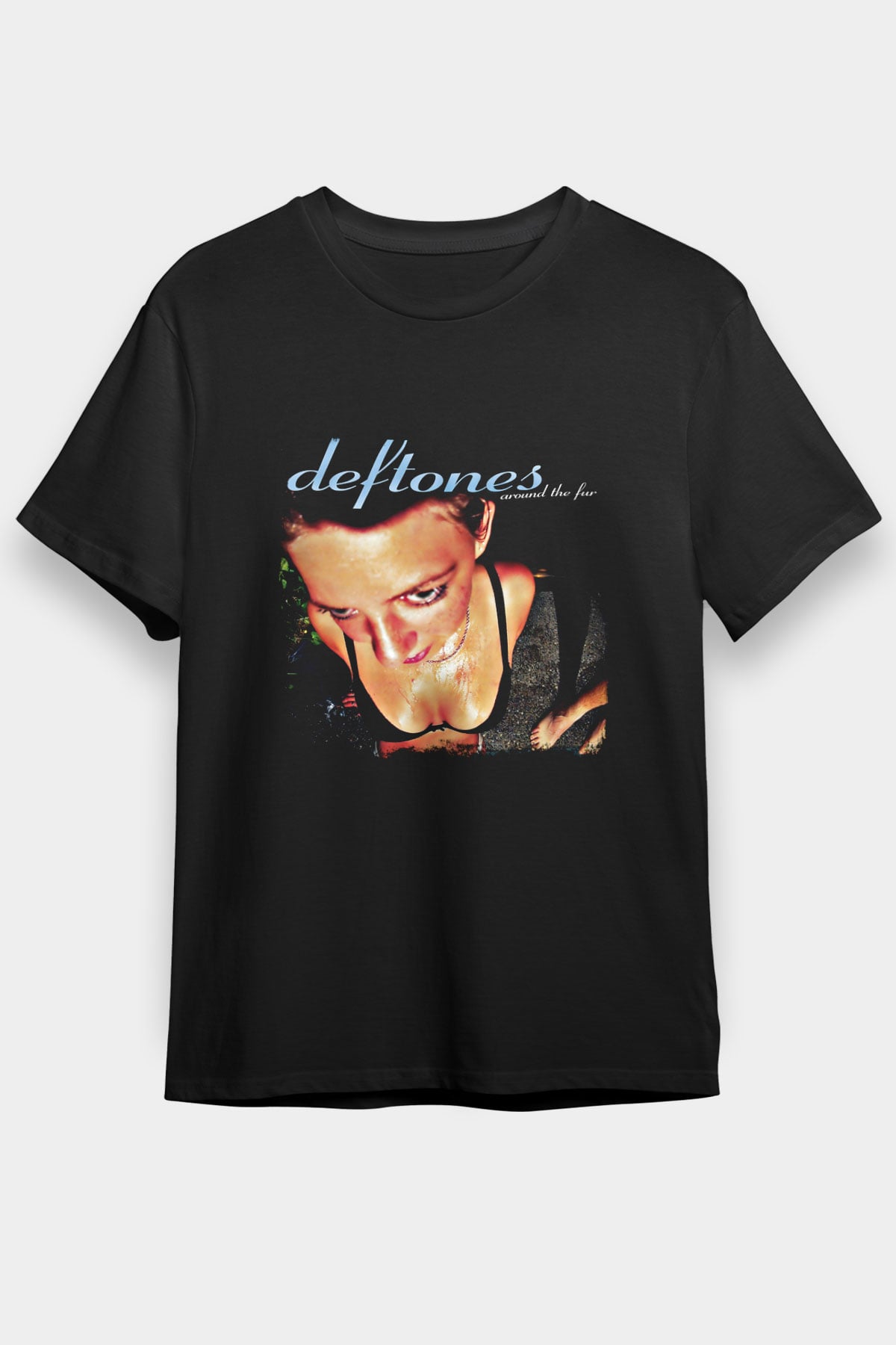 Deftones Baskılı Unisex Siyah Tişört