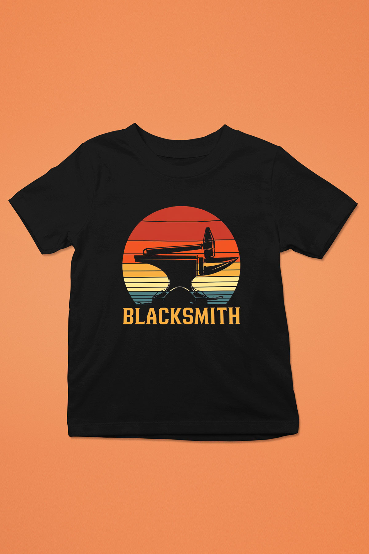 Demirci Siyah Unisex Çocuk Tişört