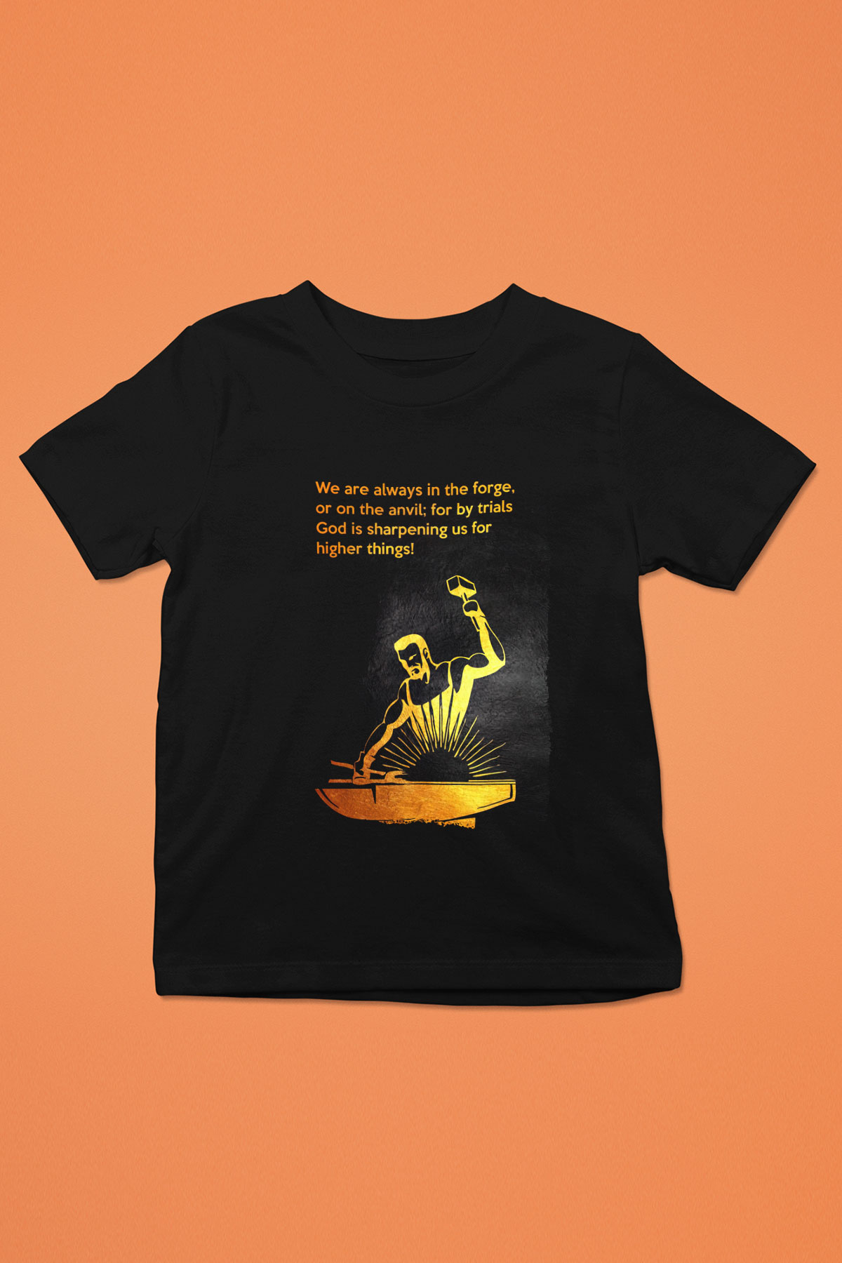 Demirci Siyah Unisex Çocuk Tişört