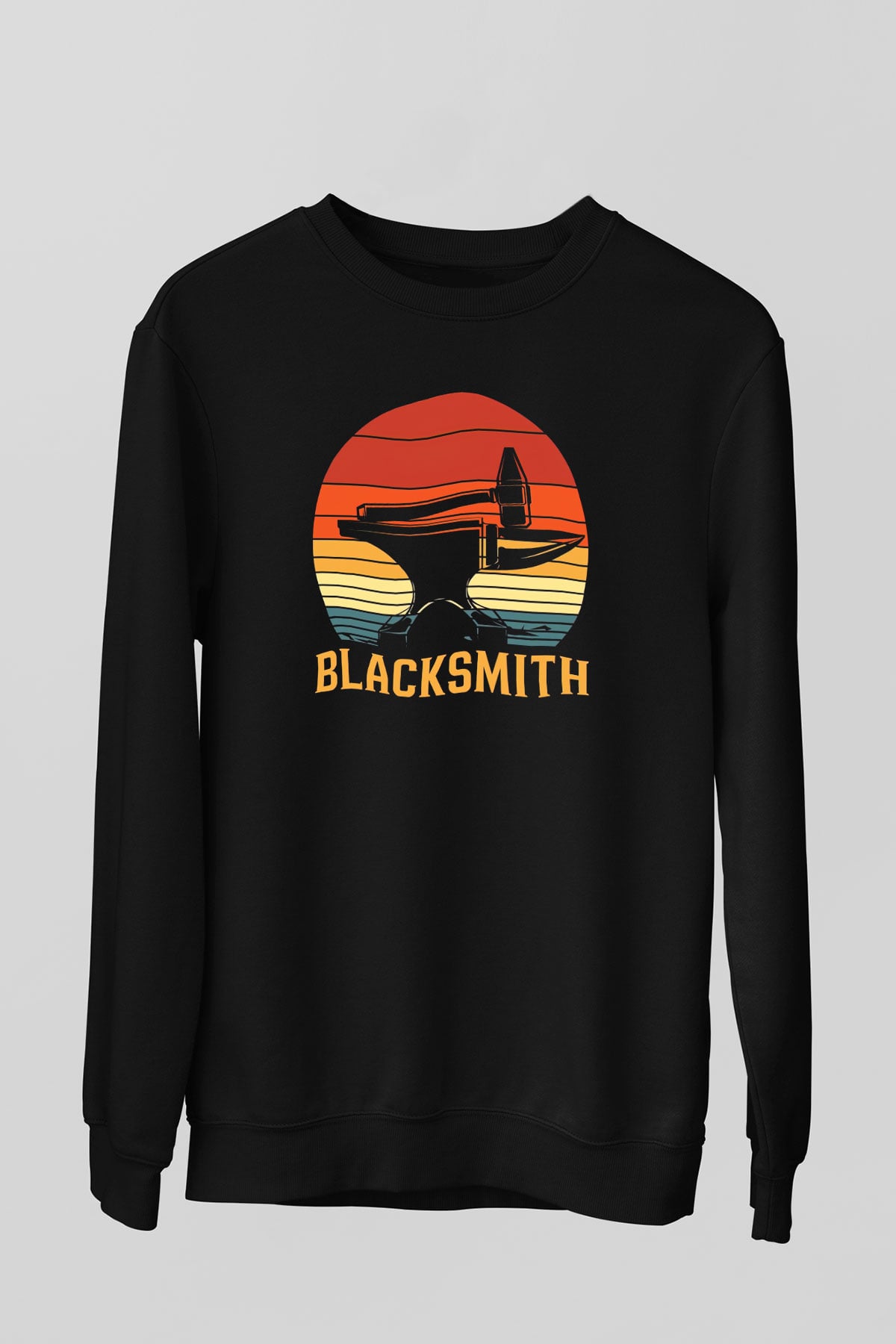 Demirci Siyah Unisex Sweatshirt