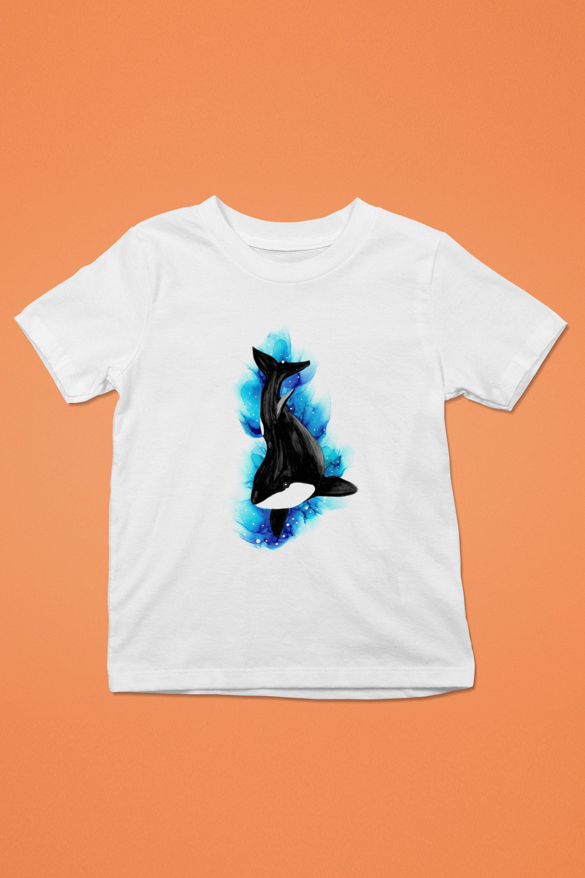 Deniz canlıları Beyaz Unisex Çocuk Tişört