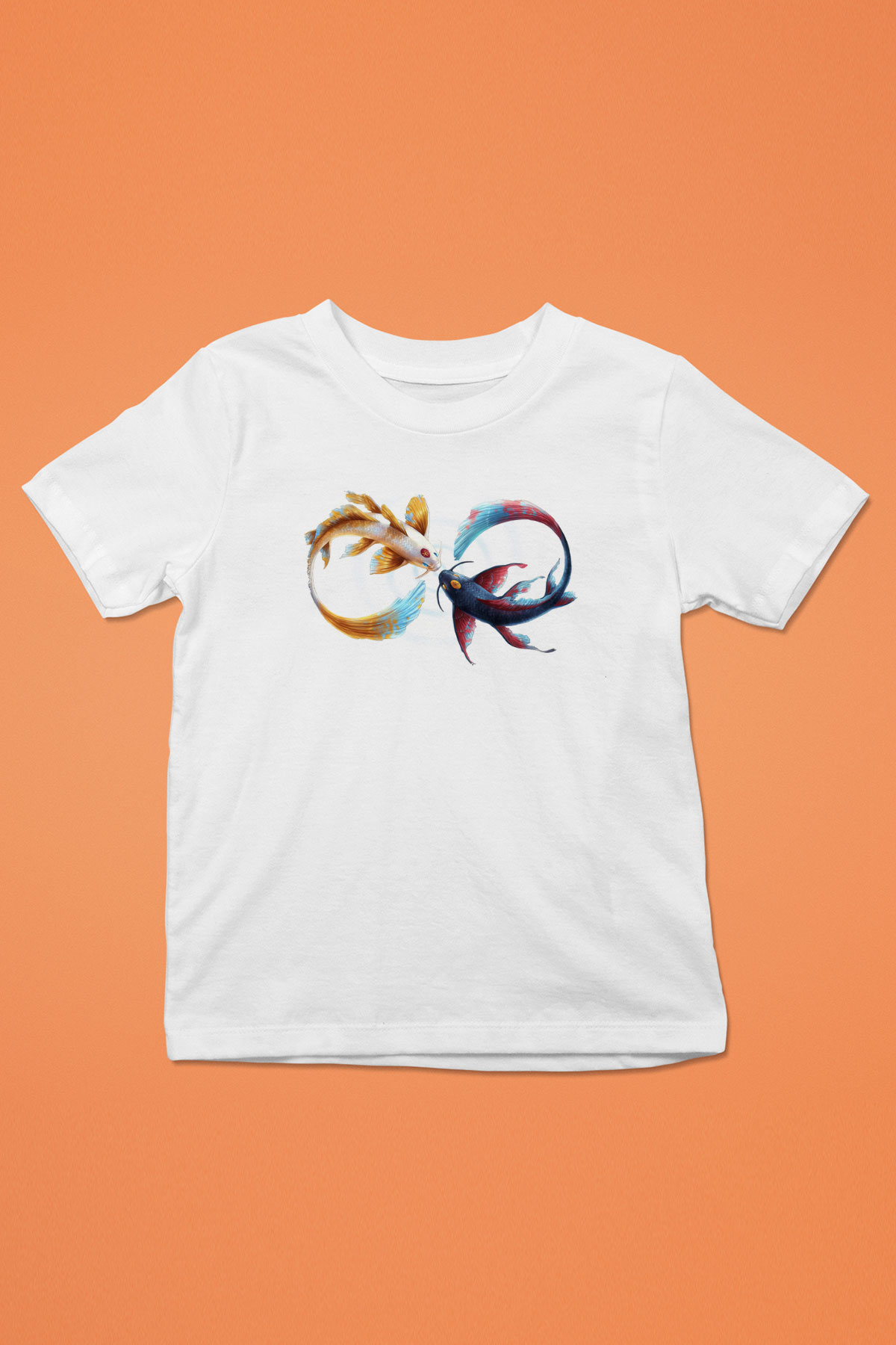 Deniz canlıları Beyaz Unisex Çocuk Tişört