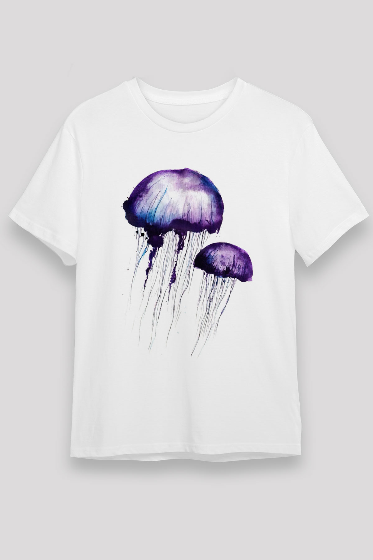 Deniz canlıları Beyaz Unisex Tişört T-Shirt - TişörtFabrikası
