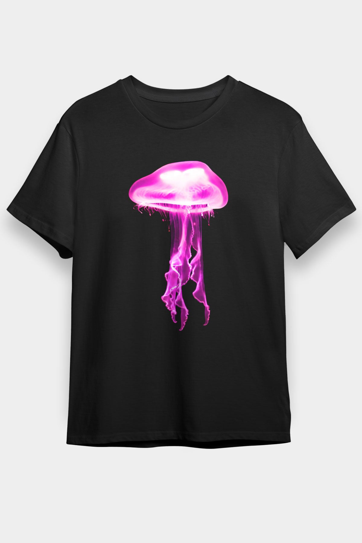 Deniz canlıları Siyah Unisex Tişört T-Shirt - TişörtFabrikası
