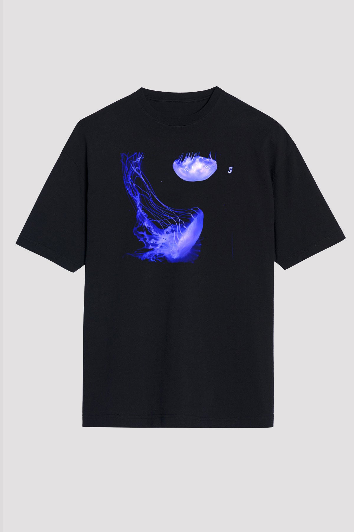 Deniz canlıları Siyah Unisex Tişört T-Shirt - TişörtFabrikası