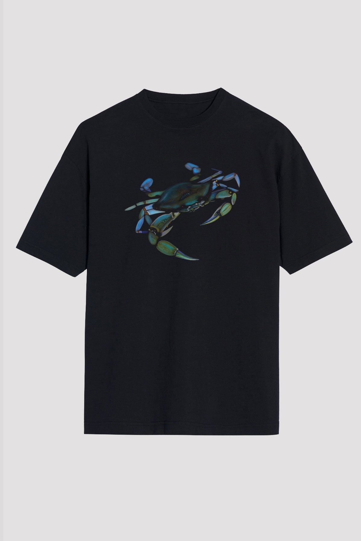 Deniz canlıları Siyah Unisex Tişört T-Shirt - TişörtFabrikası