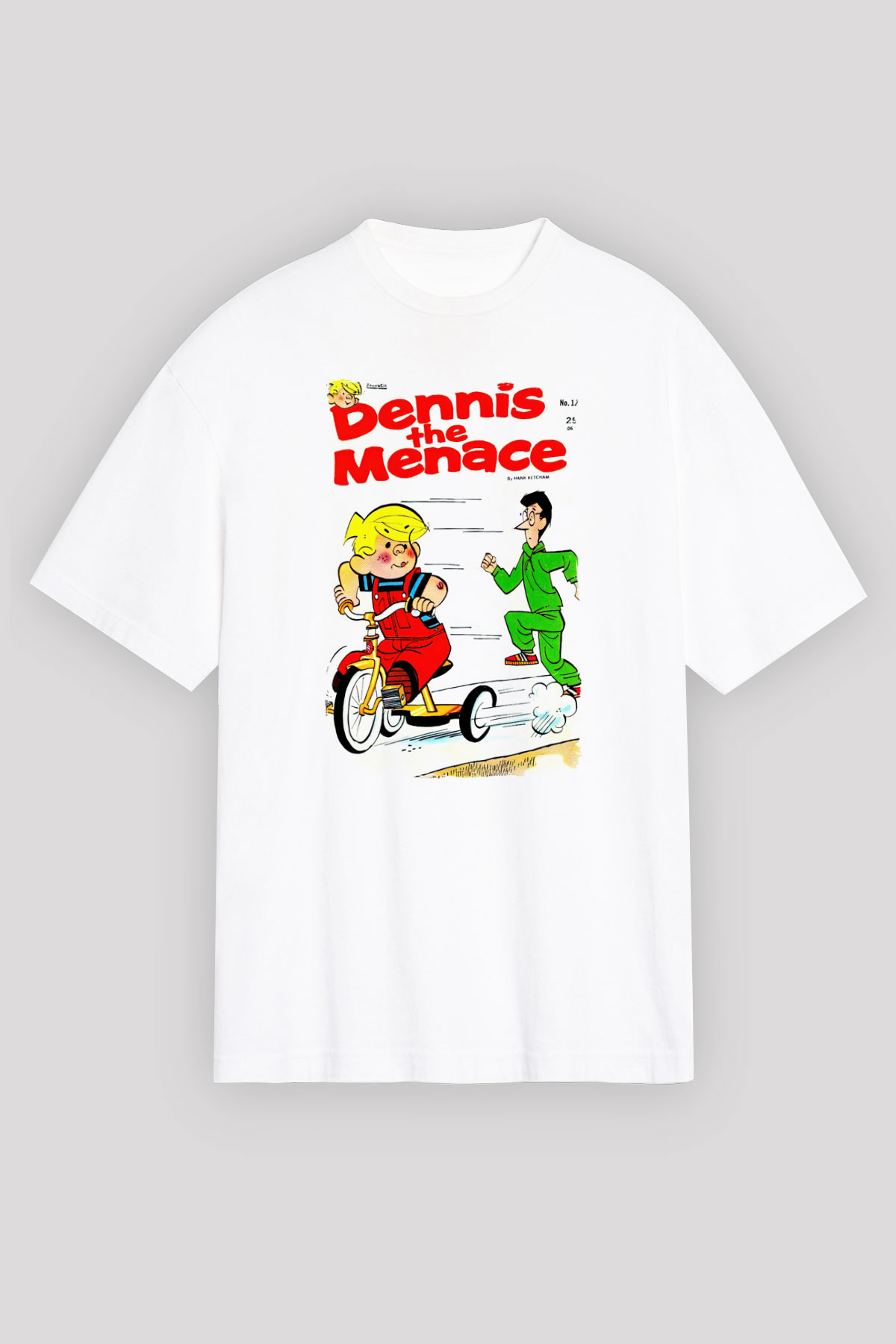 Dennis the Menace Beyaz Unisex Tişört T-Shirt