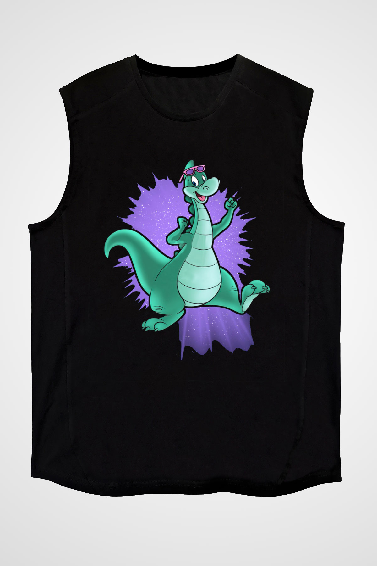 Denver, the Last Dinosaur Siyah Unisex Kolsuz Tişört