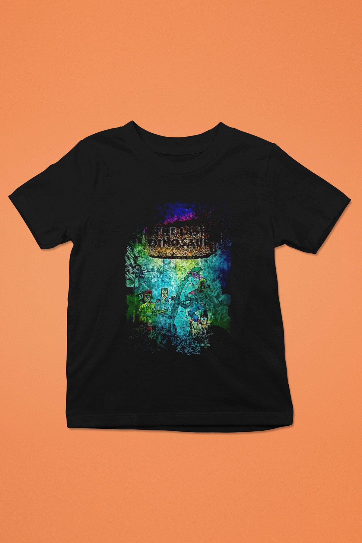 Denver, the Last Dinosaur Siyah Unisex  Çocuk Tişört