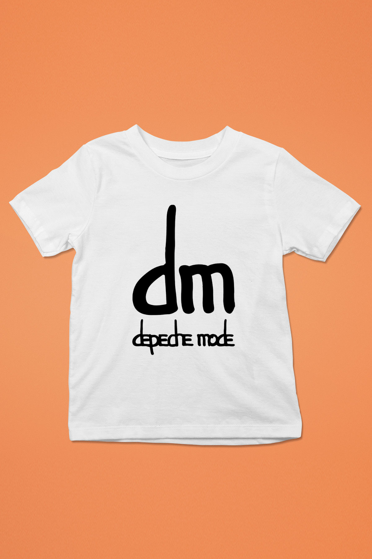 Depeche Mode Baskılı Beyaz Unisex Çocuk Tişört