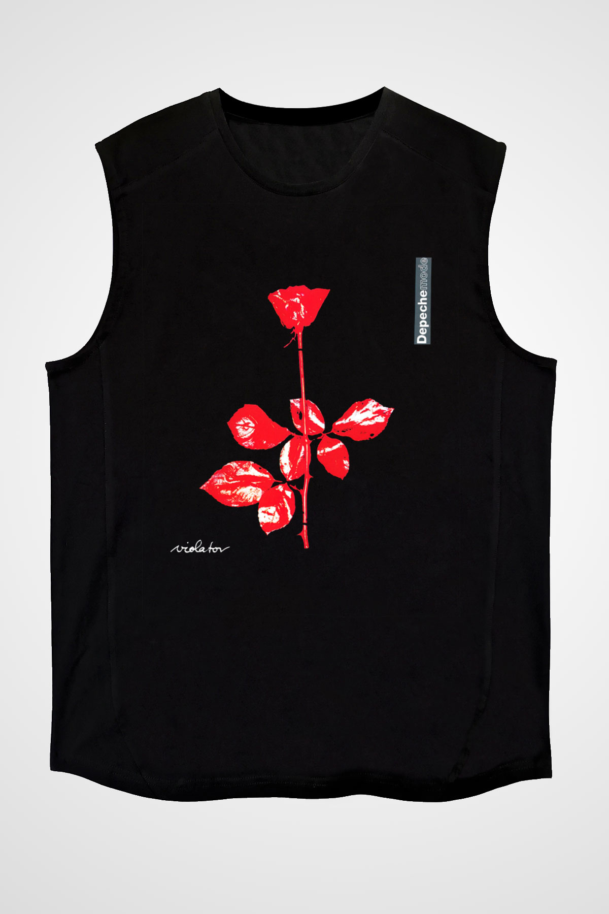 Depeche Mode Siyah Unisex Kolsuz Tişört