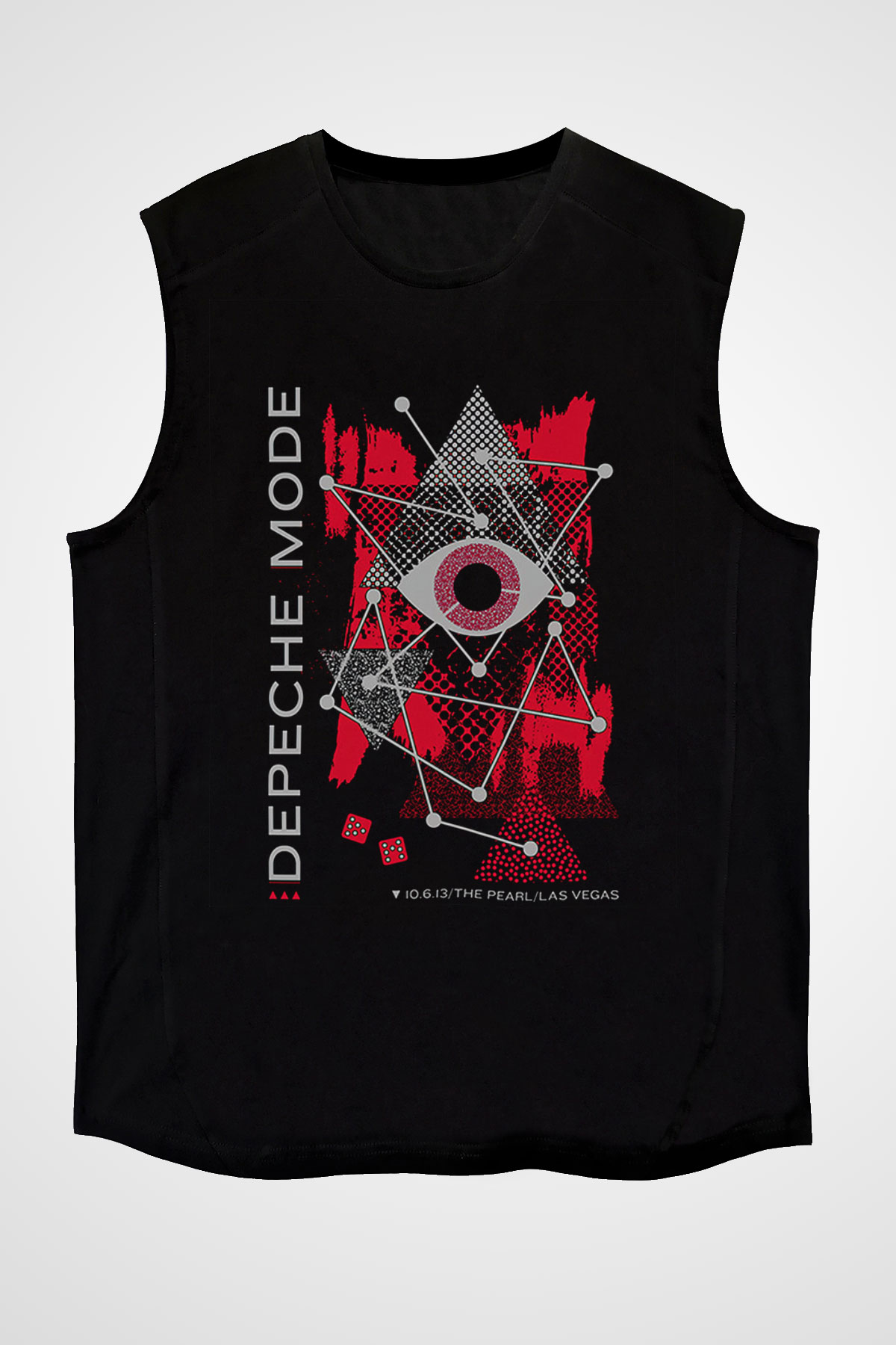 Depeche Mode Siyah Unisex Kolsuz Tişört