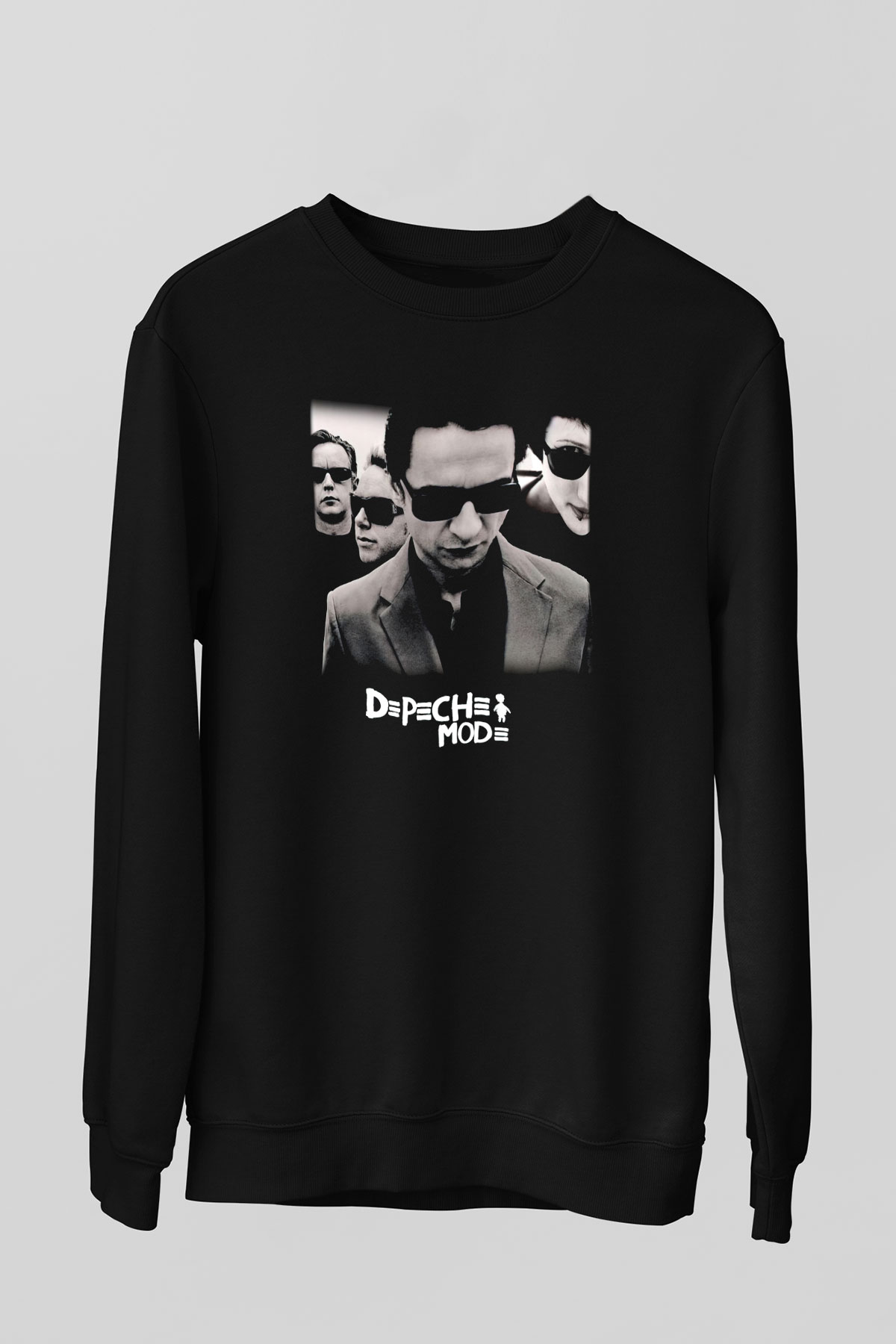 Depeche Mode Siyah Unisex Sweatshirt