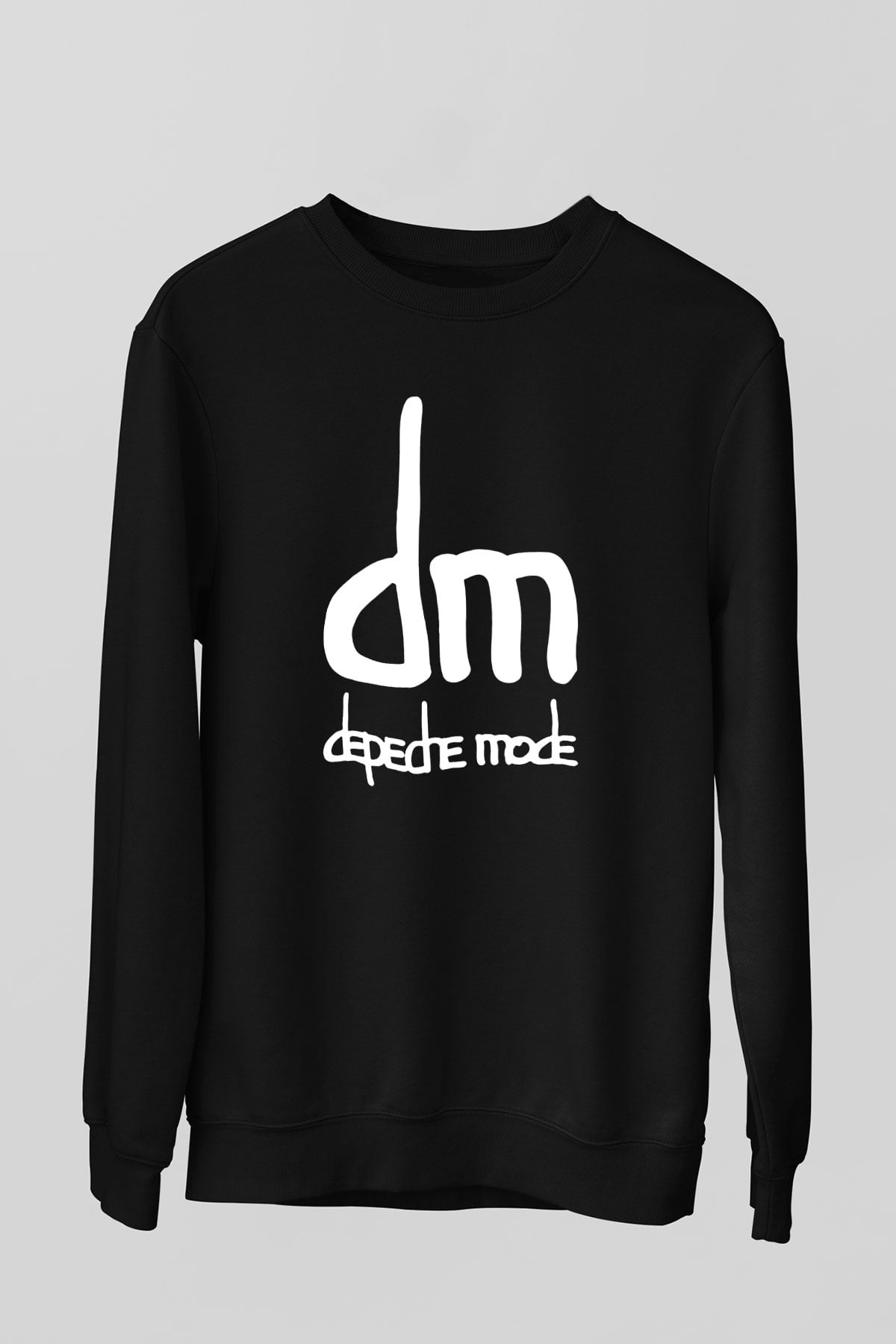 Depeche Mode Siyah Unisex Sweatshirt
