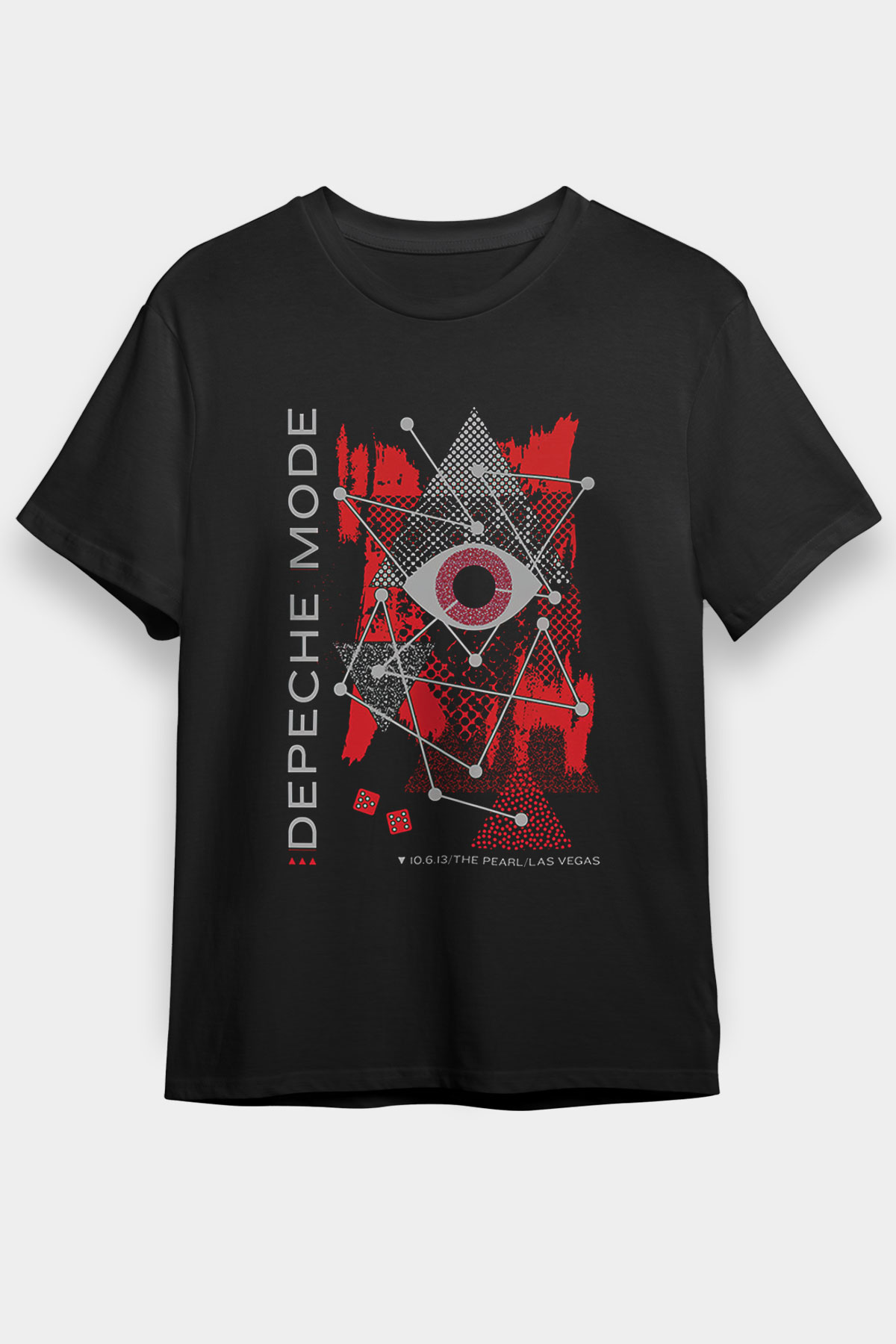Depeche Mode Siyah Unisex Tişört T-Shirt - TişörtFabrikası