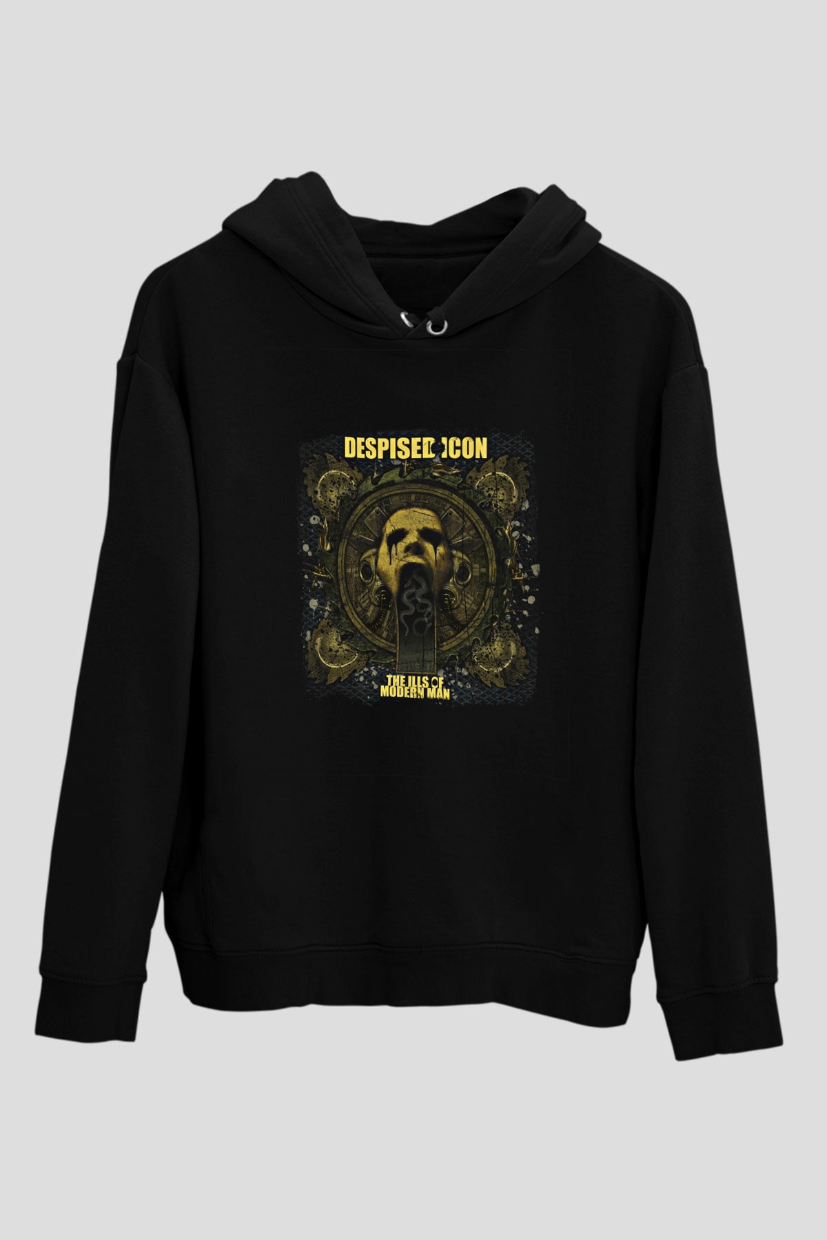 Despised Icon Baskılı Unisex Siyah Hoodie