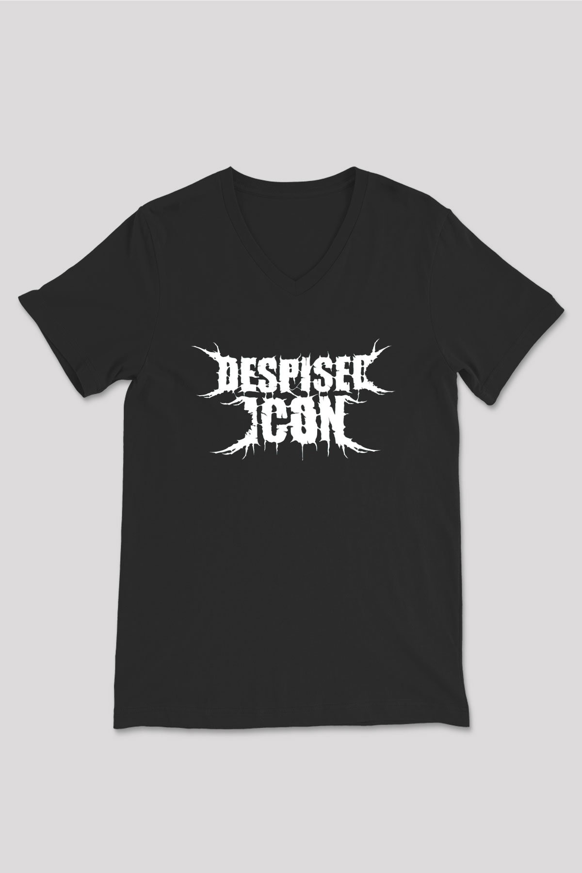 Despised Icon Siyah Unisex V Yaka Tişört T-Shirt