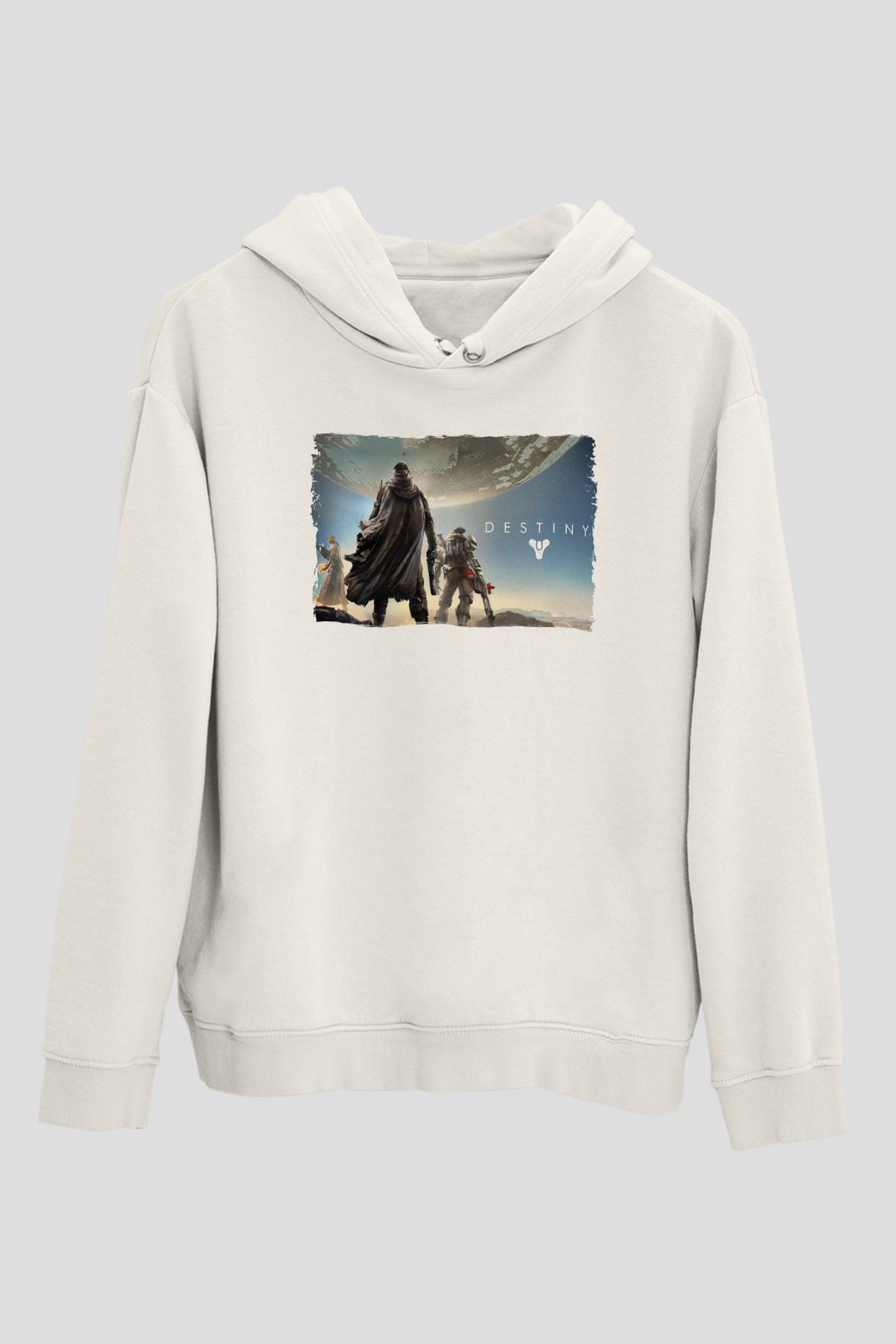 Destiny: Rise of Iron Beyaz Unisex Hoodie