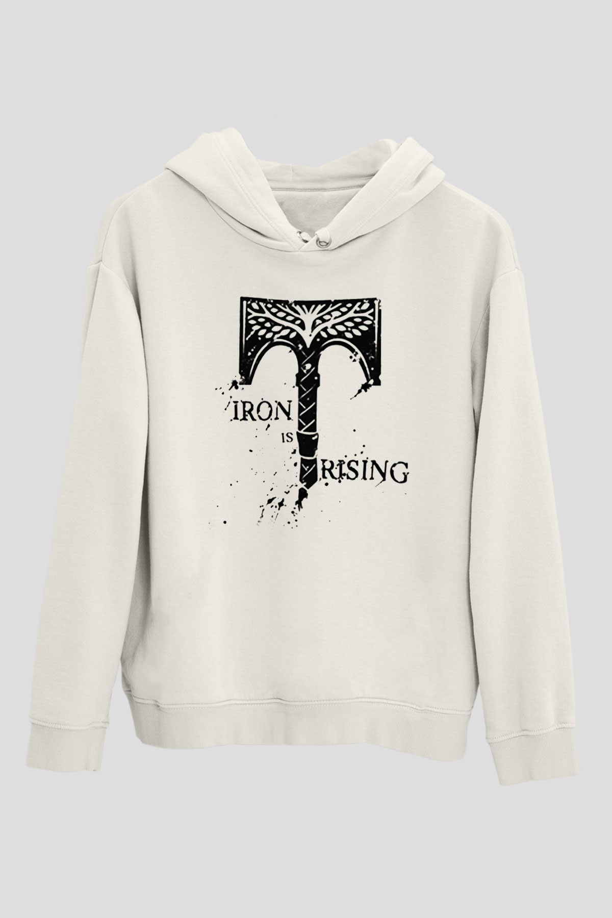 Destiny: Rise of Iron Beyaz Unisex Kapşonlu Sweatshirt