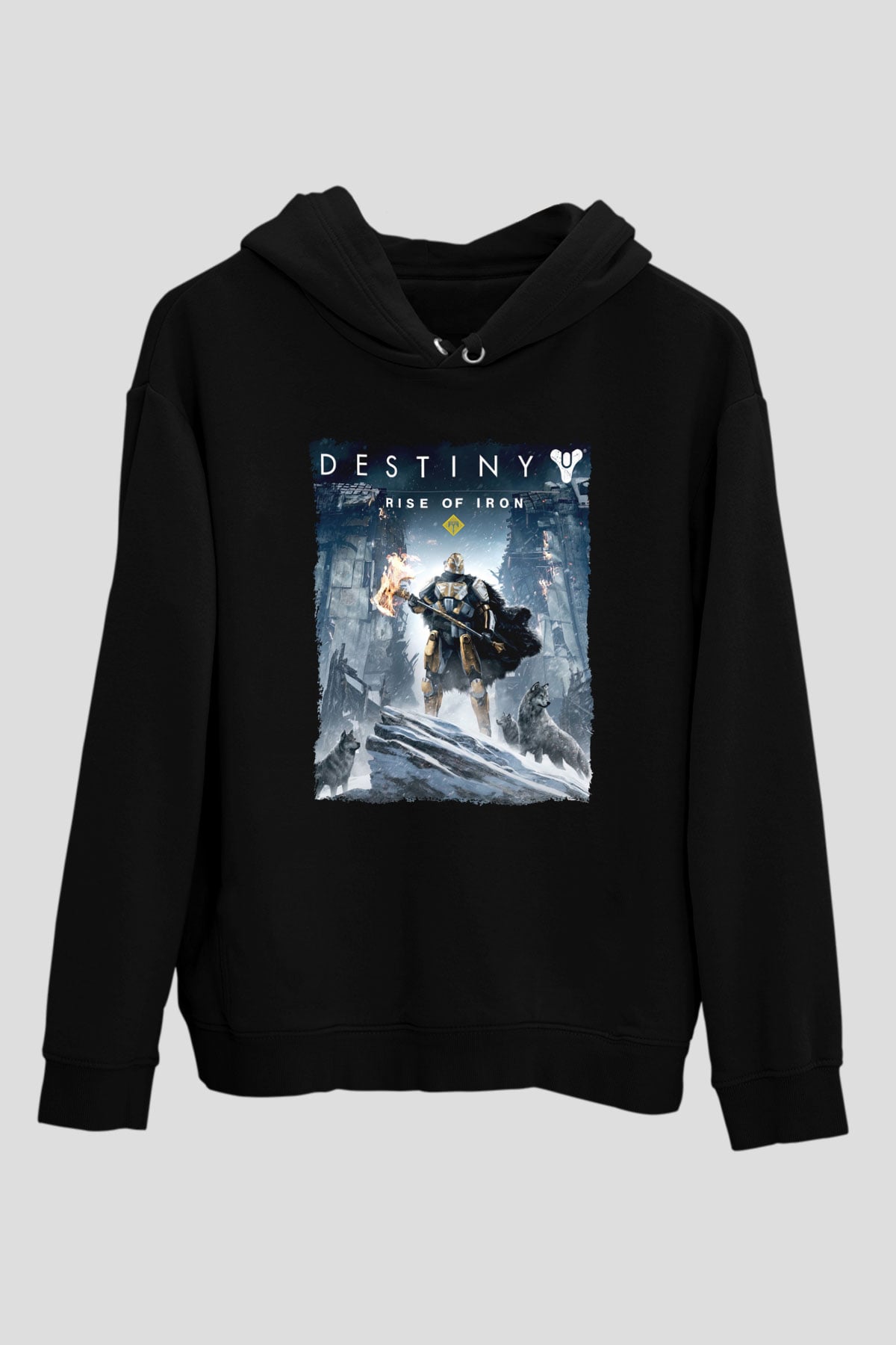 Destiny: Rise of Iron Siyah Unisex Hoodie