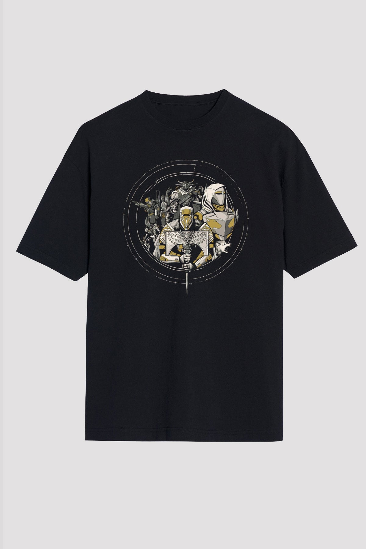 Destiny: Rise of Iron Siyah Unisex Oversize Tişört T-Shirt
