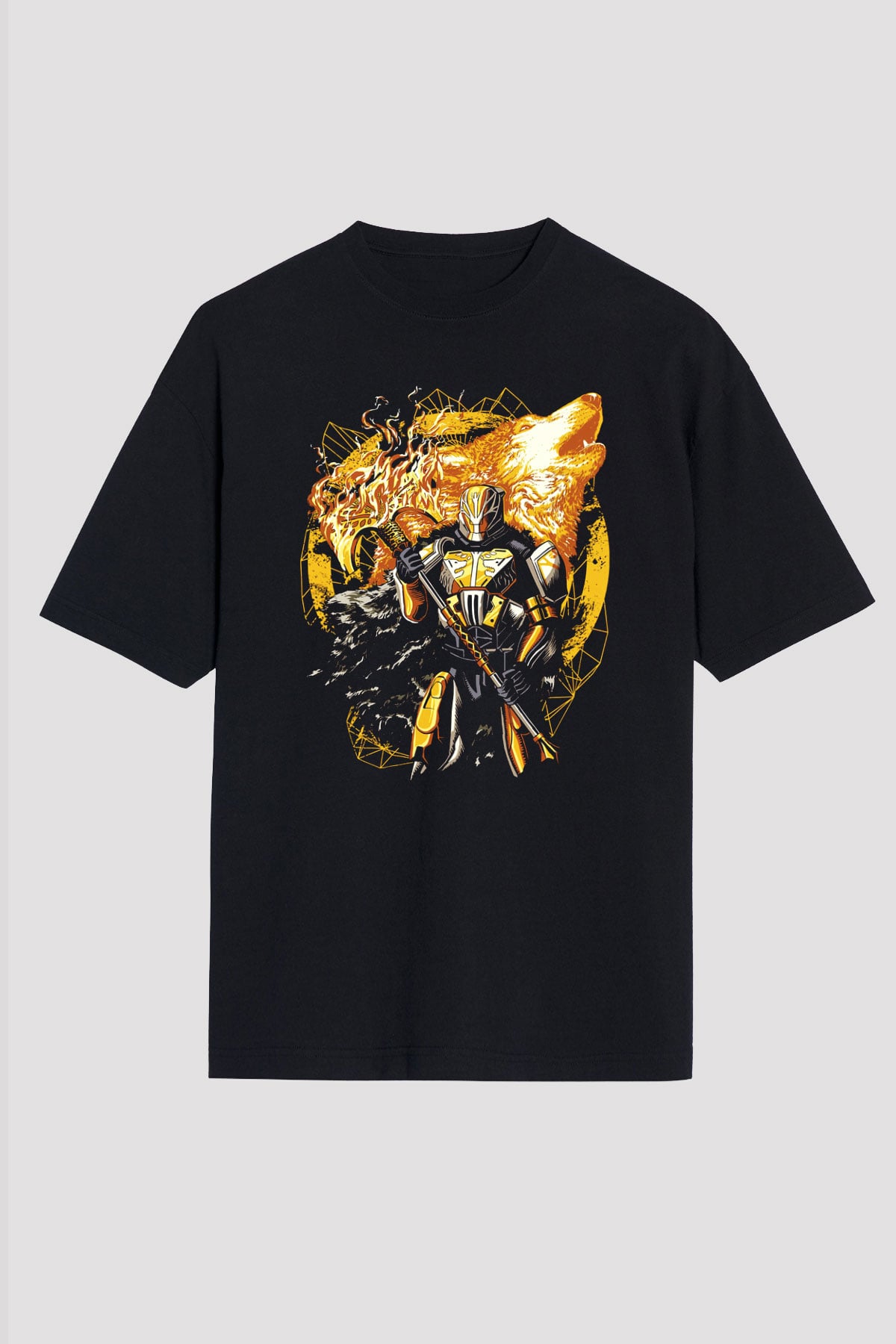 Destiny: Rise of Iron Siyah Unisex Oversize Tişört T-Shirt