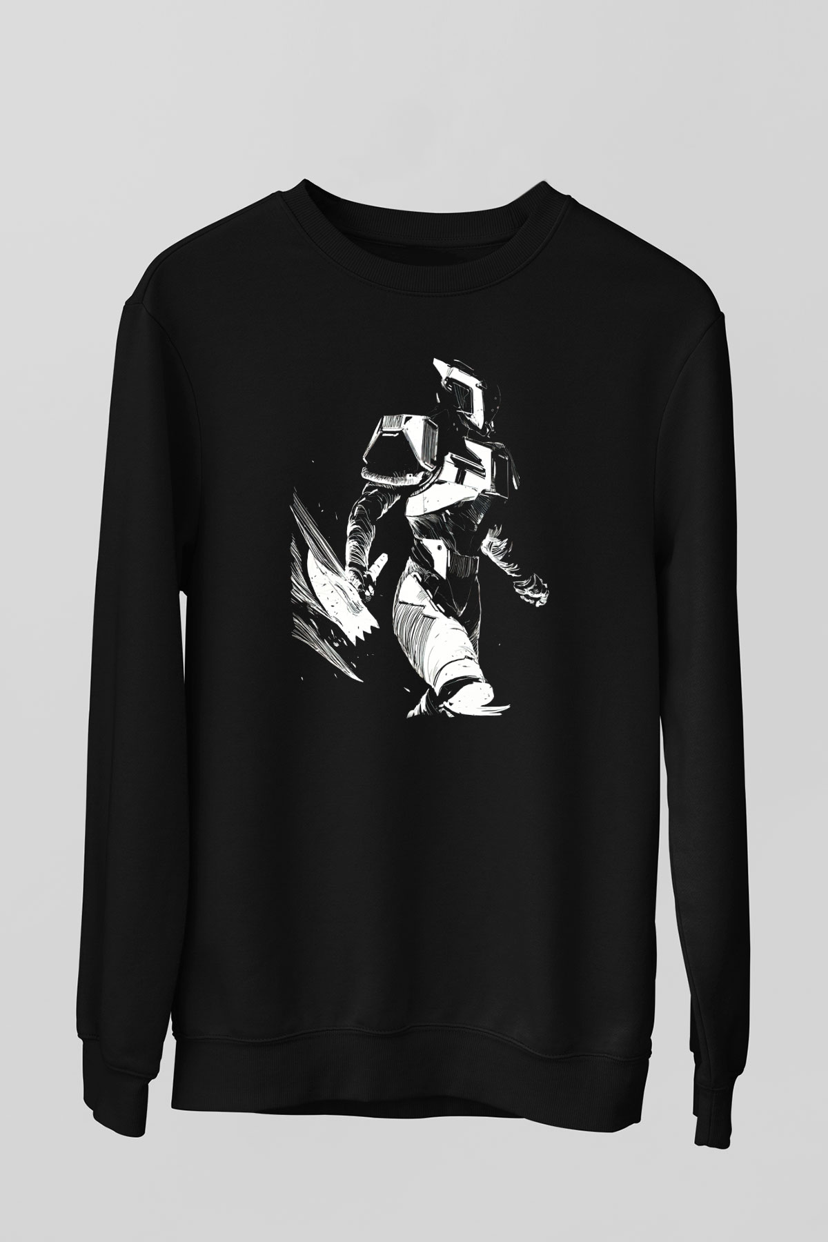 Destiny: Rise of Iron Siyah Unisex Sweatshirt