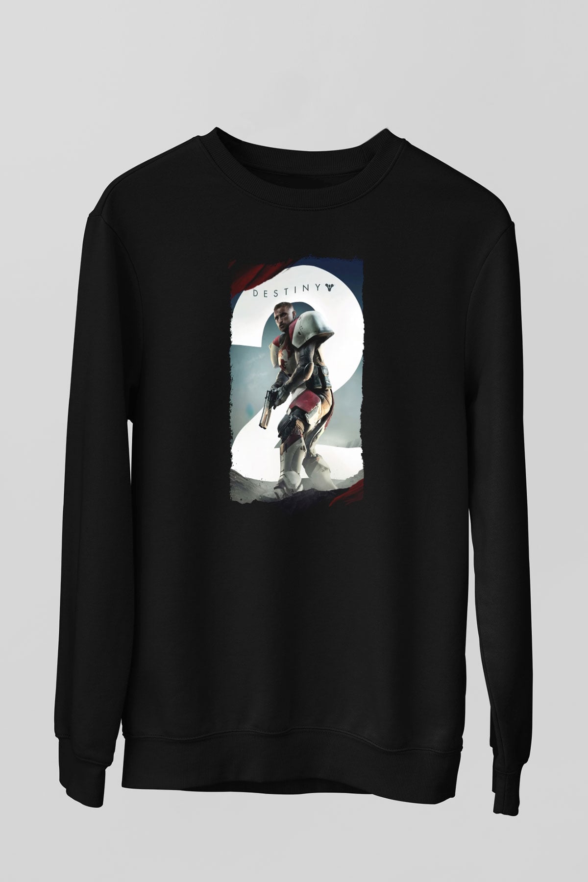 Destiny: Rise of Iron Siyah Unisex Sweatshirt