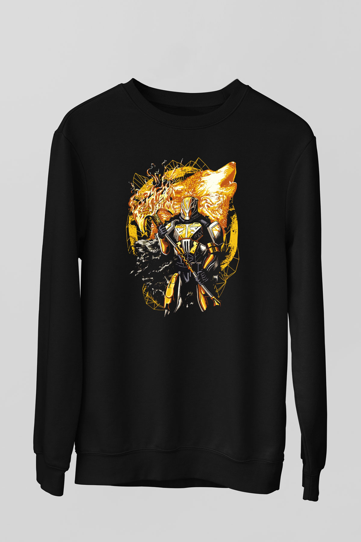 Destiny: Rise of Iron Siyah Unisex Sweatshirt