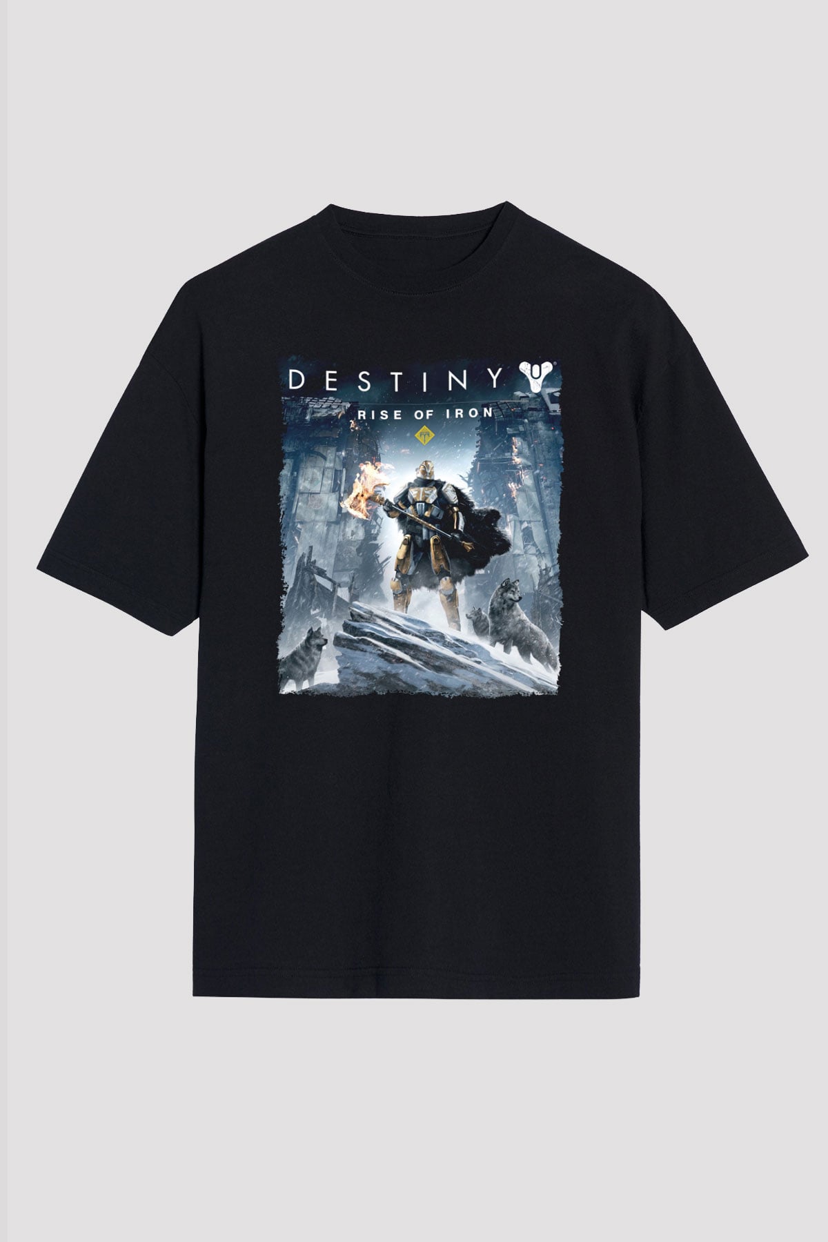 Destiny: Rise of Iron Siyah Unisex Tişört T-Shirt