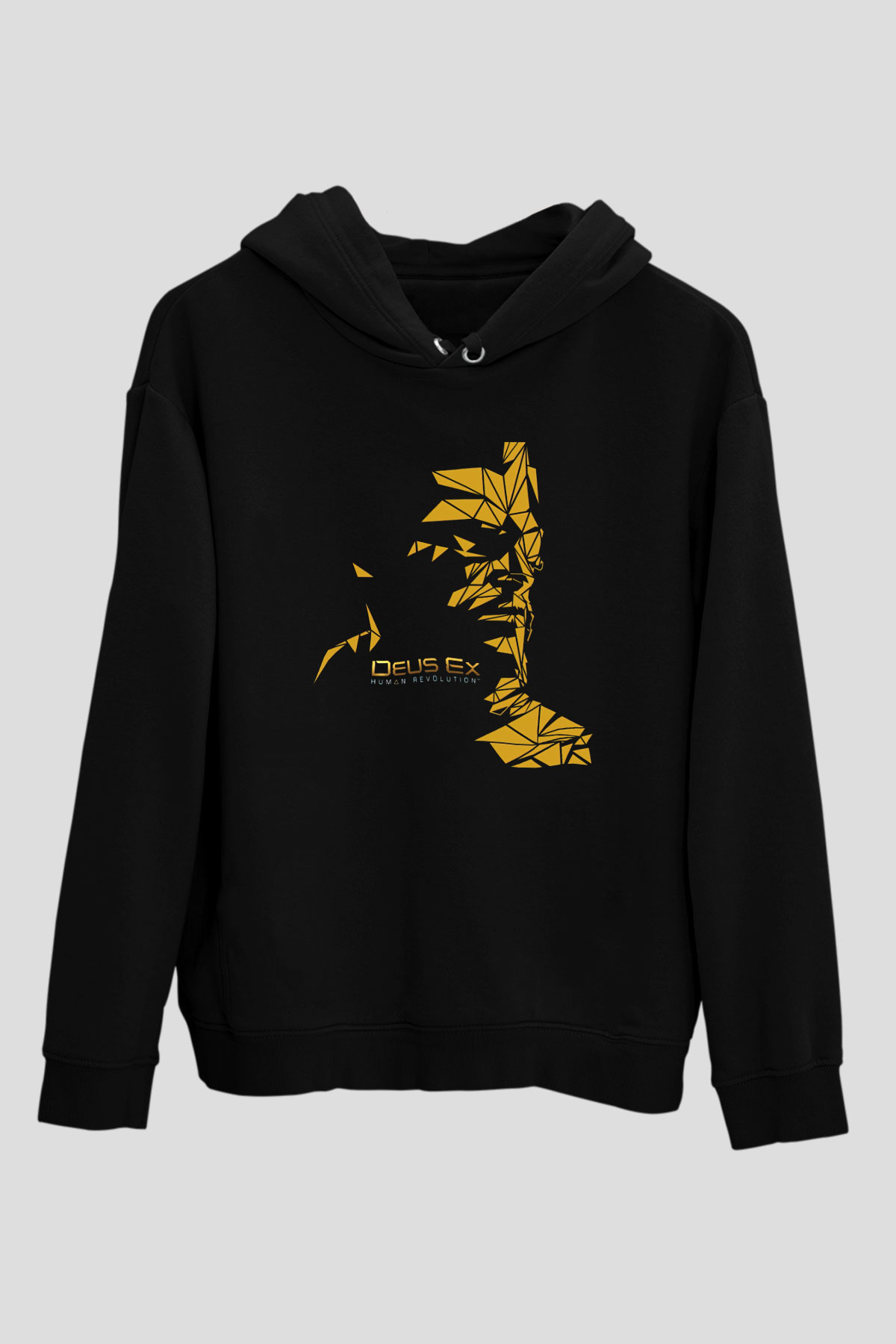 Deus Ex Siyah Unisex Hoodie