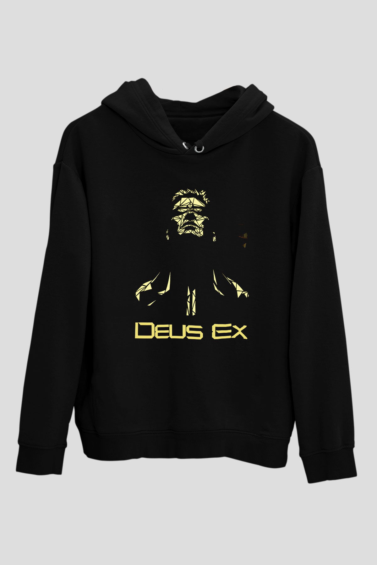 Deus Ex Siyah Unisex Hoodie