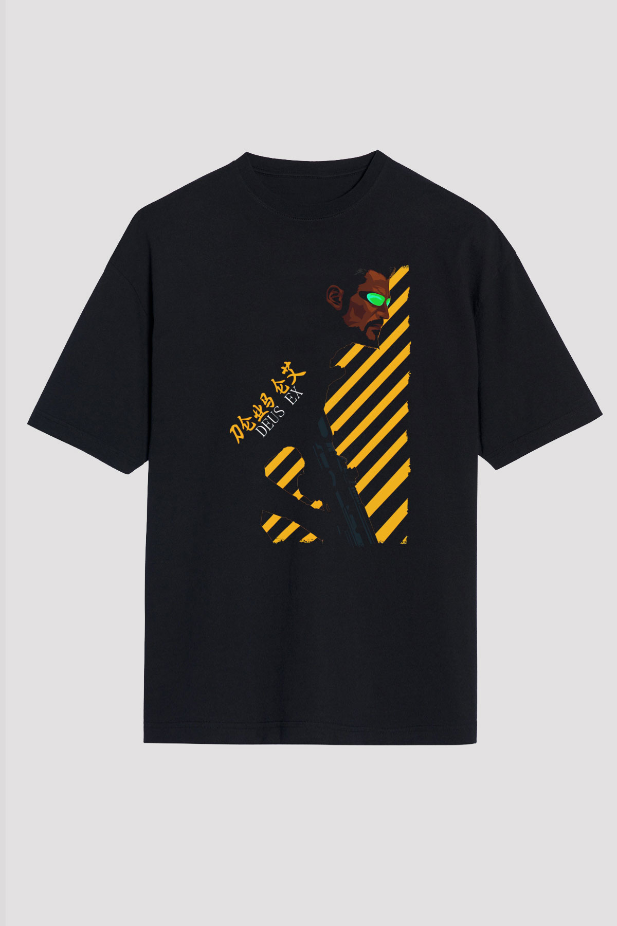 Deus Ex Siyah Unisex Tişört T-Shirt
