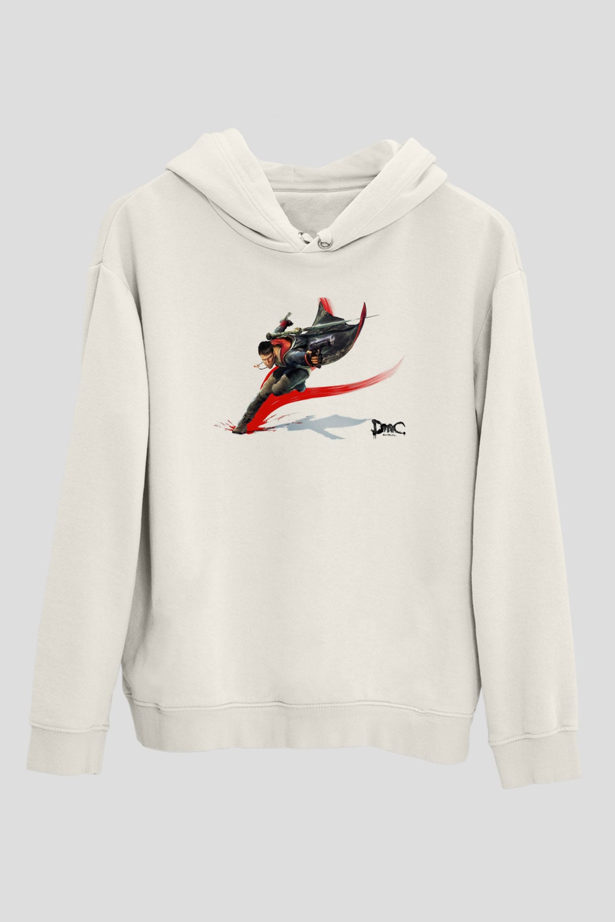 Devil May Cry Beyaz Unisex Hoodie
