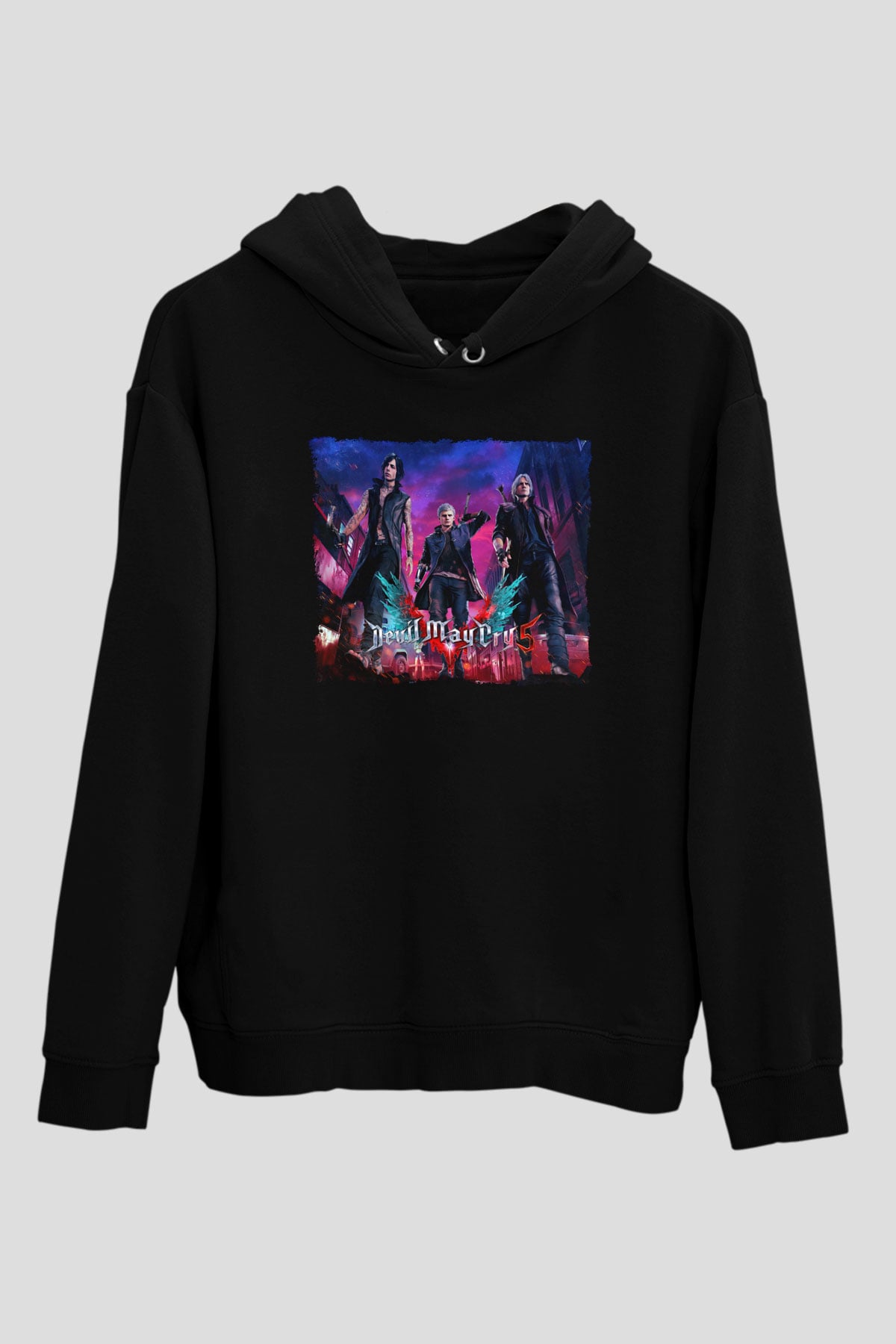 Devil May Cry Siyah Unisex Hoodie