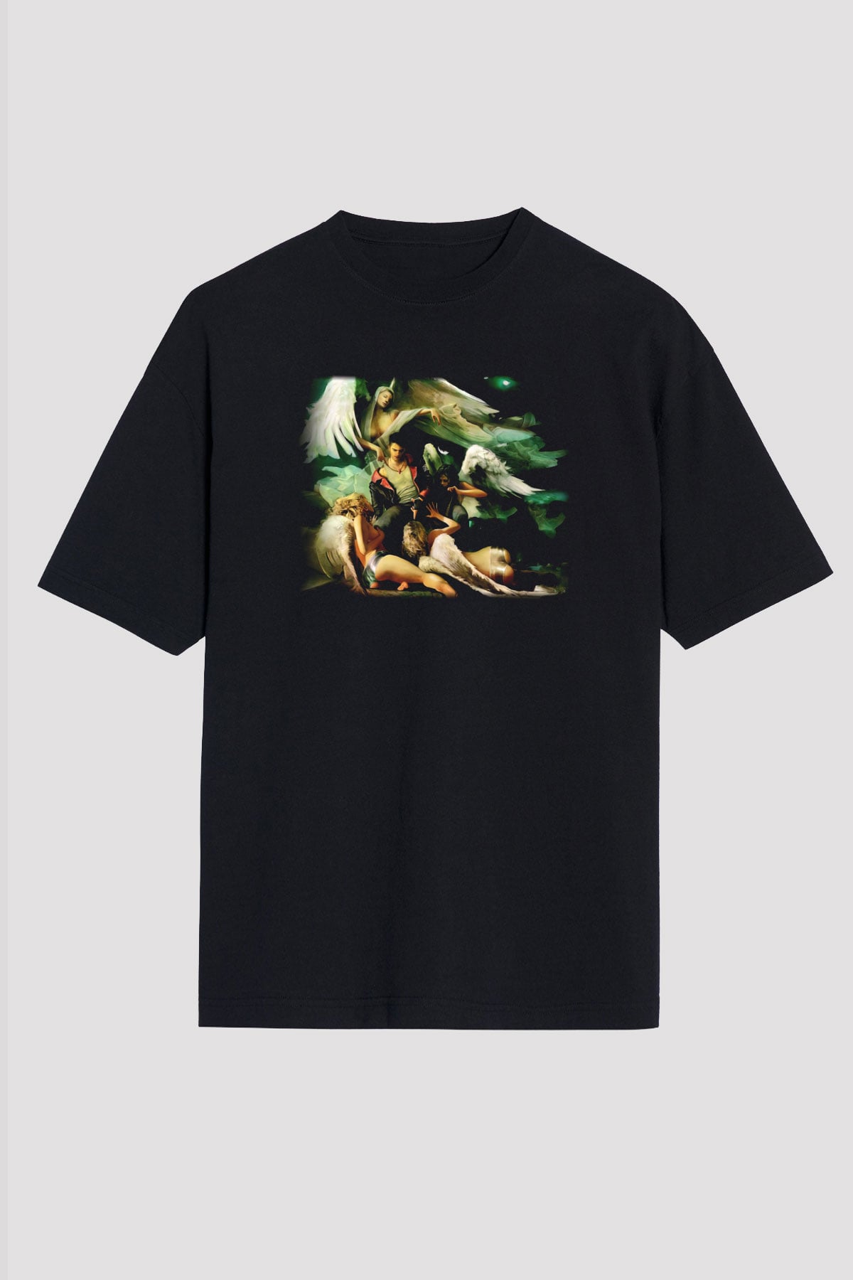 Devil May Cry Siyah Unisex Oversize Tişört T-Shirt