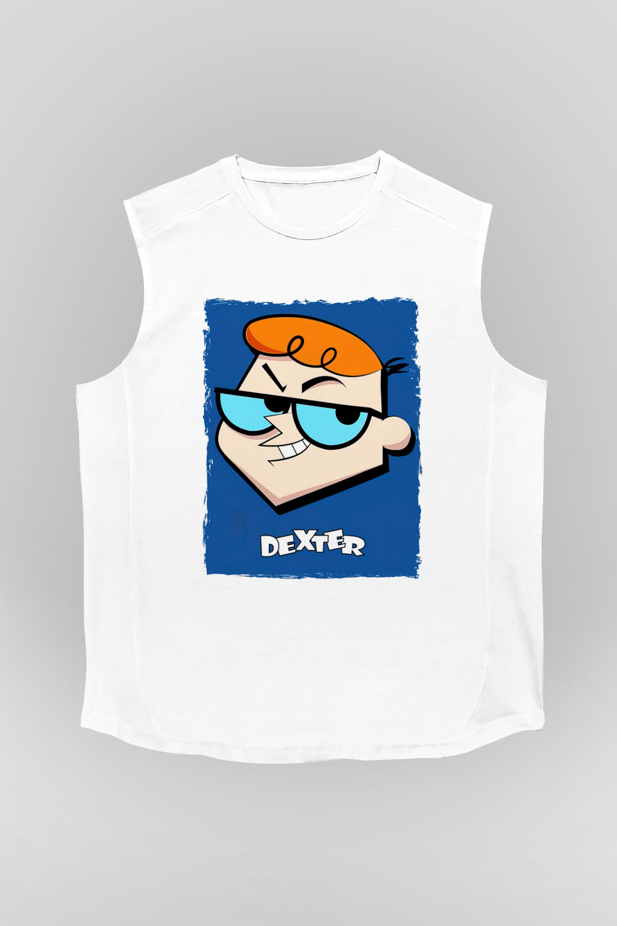 Dexter's Laboratory Beyaz Unisex Kolsuz Tişört