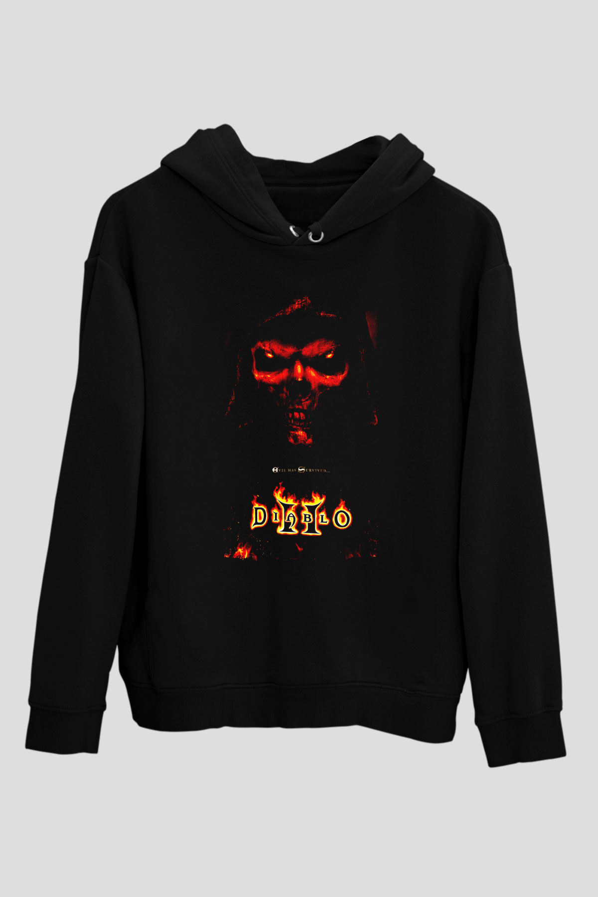 Diablo Siyah Unisex Hoodie