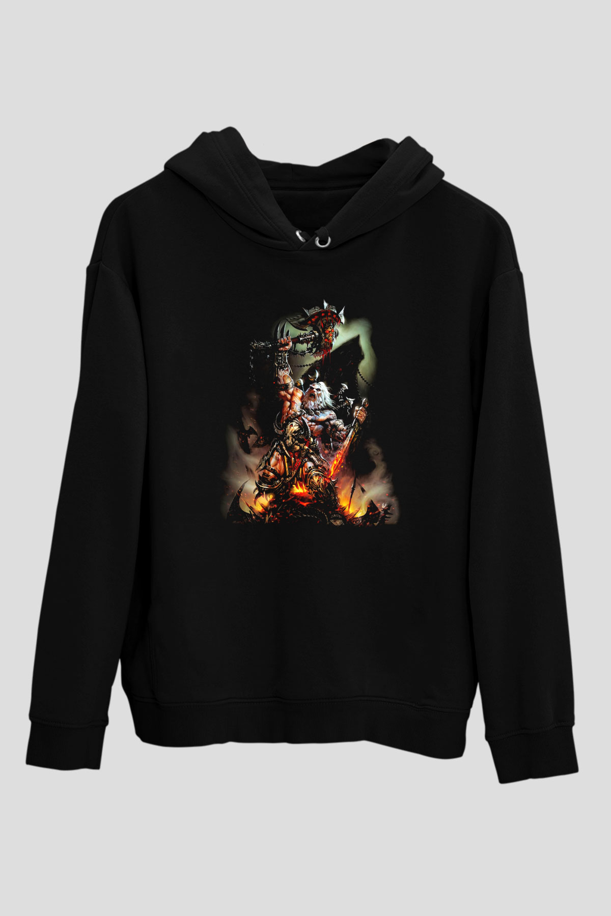 Diablo Siyah Unisex Hoodie